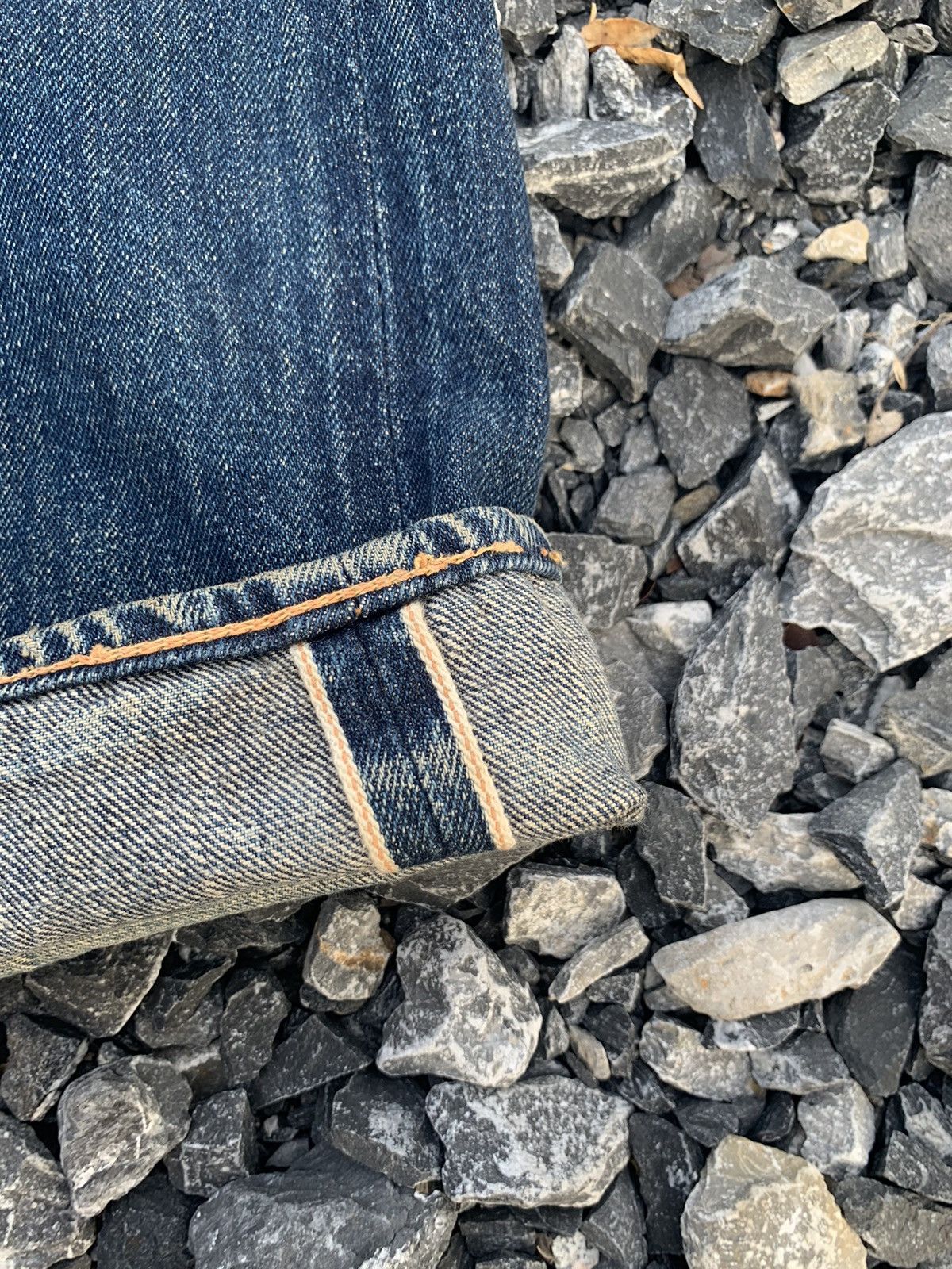 Denime VINTAGE DENIME SELVEDGE RUSTY JAPANESE DISTRESSED DENIM Size US 30 / EU 46 - 10 Thumbnail