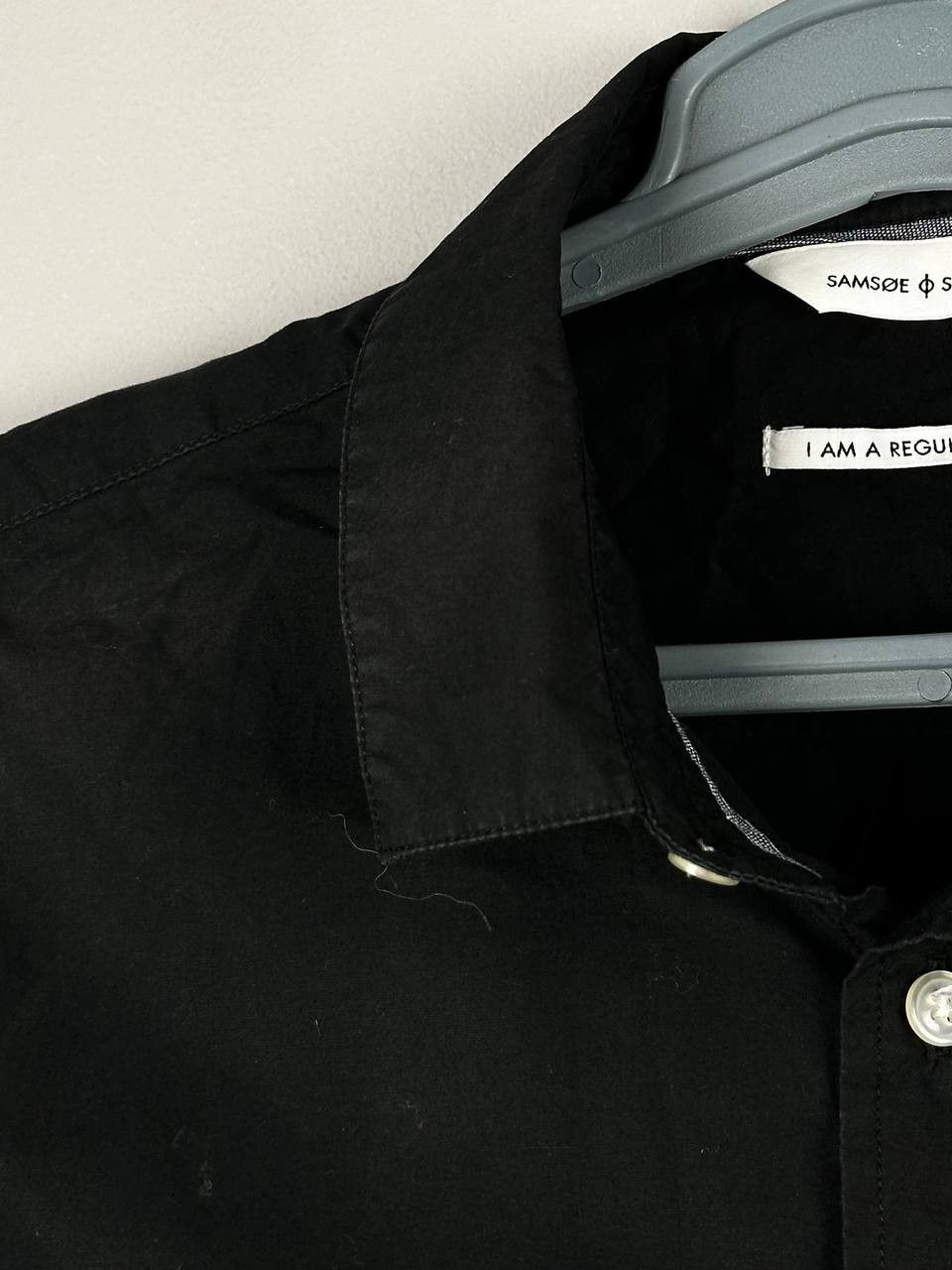 Samsoe Samsoe Samsoe Samsoe Black Liam Casual Streetwear Shirt Size US M / EU 48-50 / 2 - 6 Thumbnail