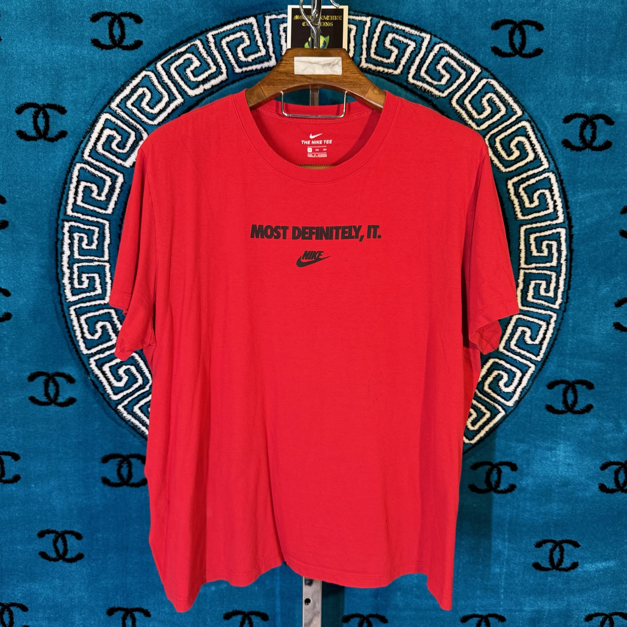 Nike MOST DEFINITELY, IT MOTIF S/S T SHIRT Size US XXL / EU 58 / 5 - 1 Preview