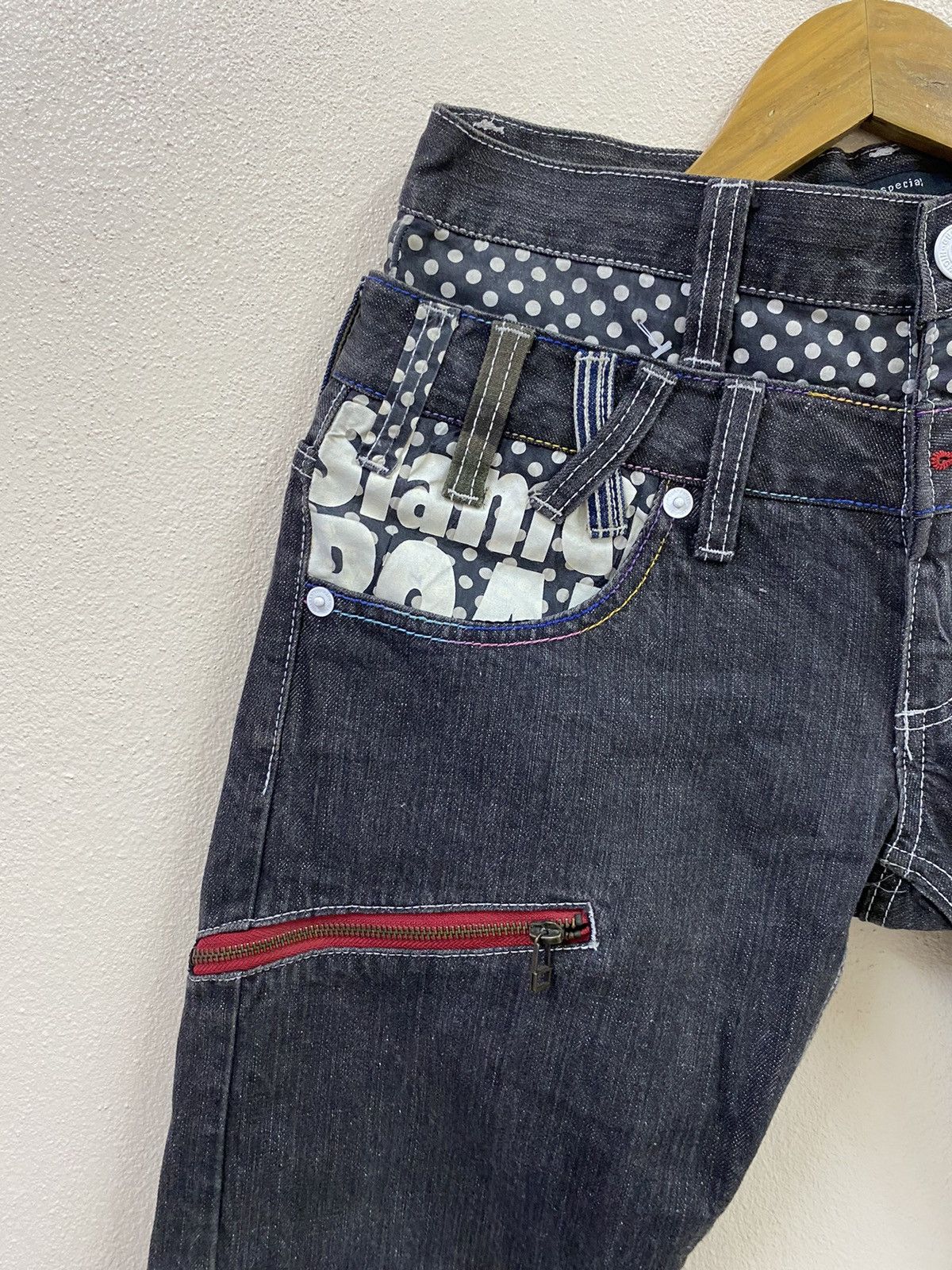 Japanese Brand Vtg Double Waist Denim - Memory Special Size US 30 / EU 46 - 5 Thumbnail