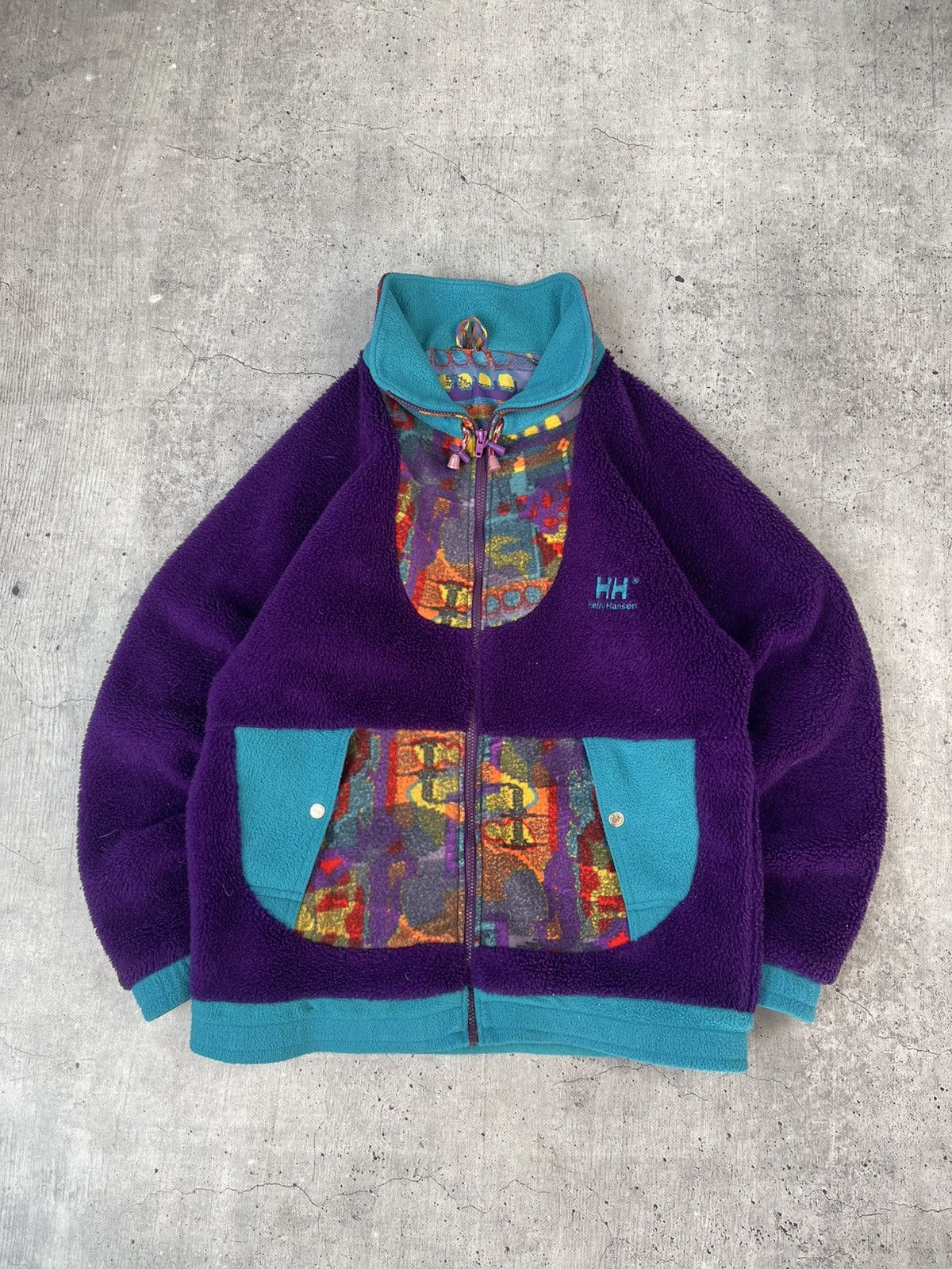 Helly Hansen Helly Hansen Vintage Ski Fleece Half Zip Size US L / EU 52-54 / 3 - 1 Thumbnail
