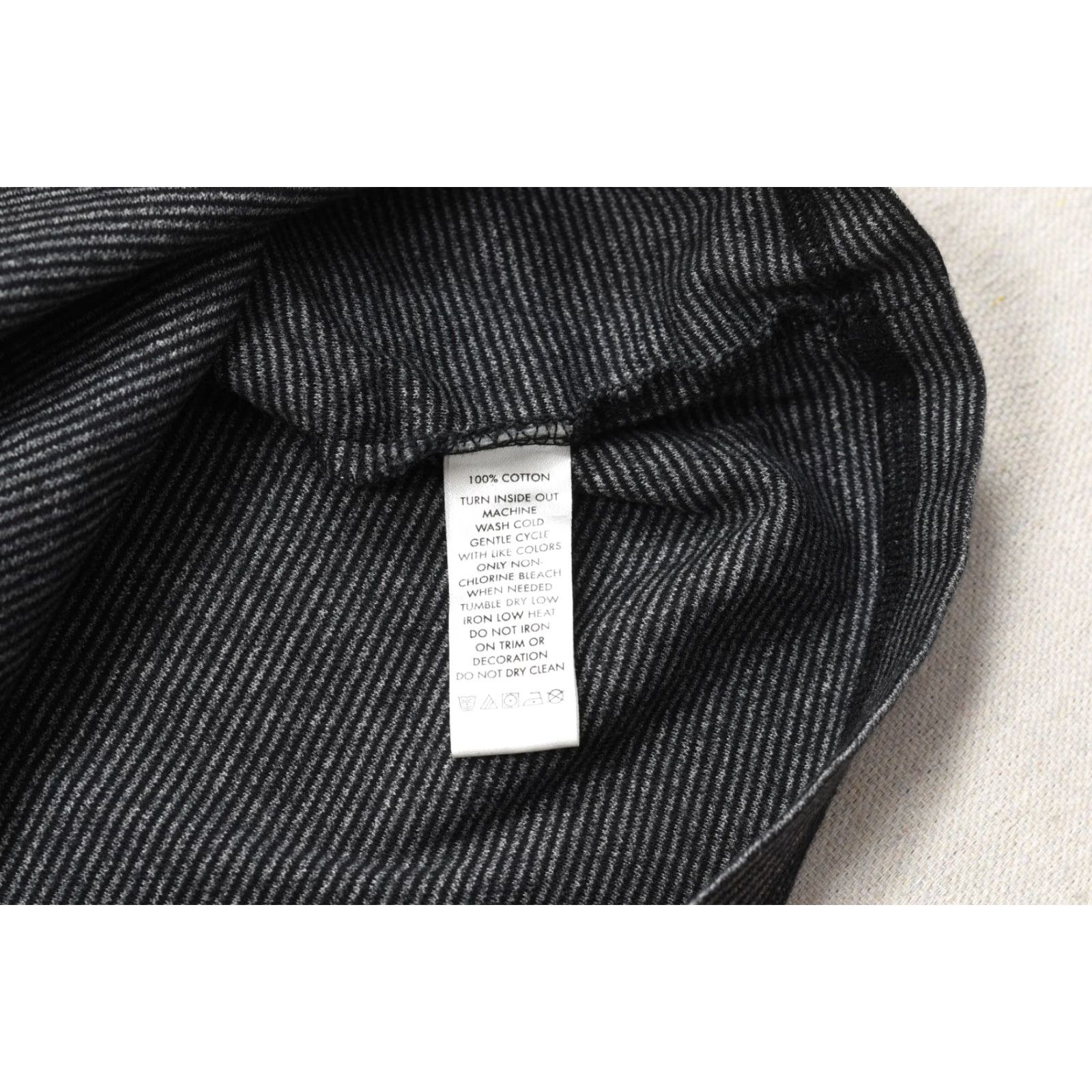 Calvin Klein Calvin Klein Slim Fit Hoodie Men's M Gray Striped 1/4 Zip 100% Cotton Sweater Pullover Mock Neck Long Sleeve Casual Winter Spring Fall Mens Size US M / EU 48-50 / 2 - 6 Thumbnail