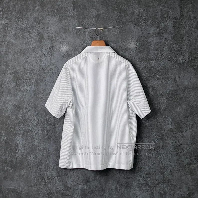 Valentino Valentino Striped cotton short-sleeved shirt Size US M / EU 48-50 / 2 - 2 Thumbnail