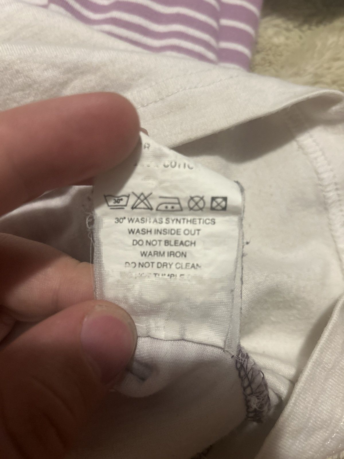 Palace Palace Purple Striped T-shirt Size US L / EU 52-54 / 3 - 6 Thumbnail