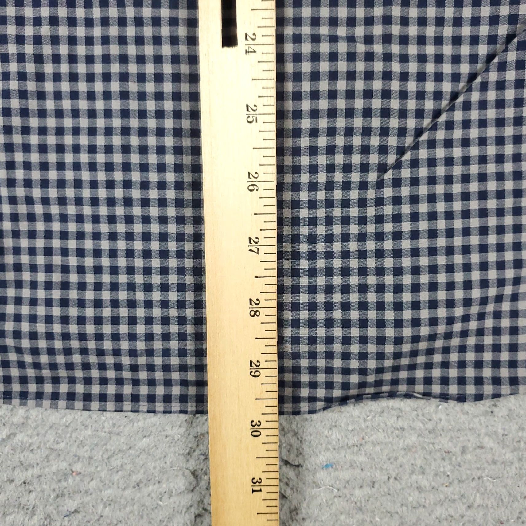 Bonobos Bonobos Shirt Mens Large Gray Blue Check Button-Up Long Sleeve Casual Business Formal Workwear Size US L / EU 52-54 / 3 - 4 Thumbnail