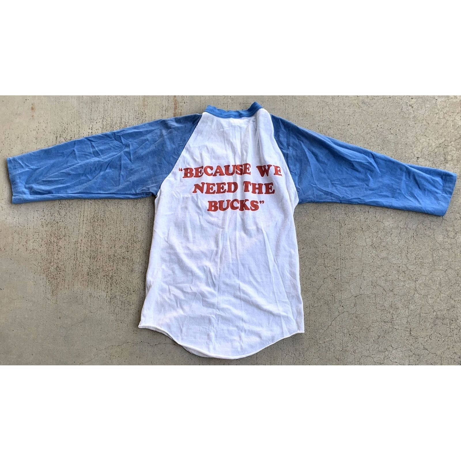 Vintage VINTAGE KFAT FM 94 1/2 GILROY CALIFORNIA Raglan Tee Shirt S USA 70s 80s Sportswear Graphic Tee Mens Tee Size US S / EU 44-46 / 1 - 5 Thumbnail