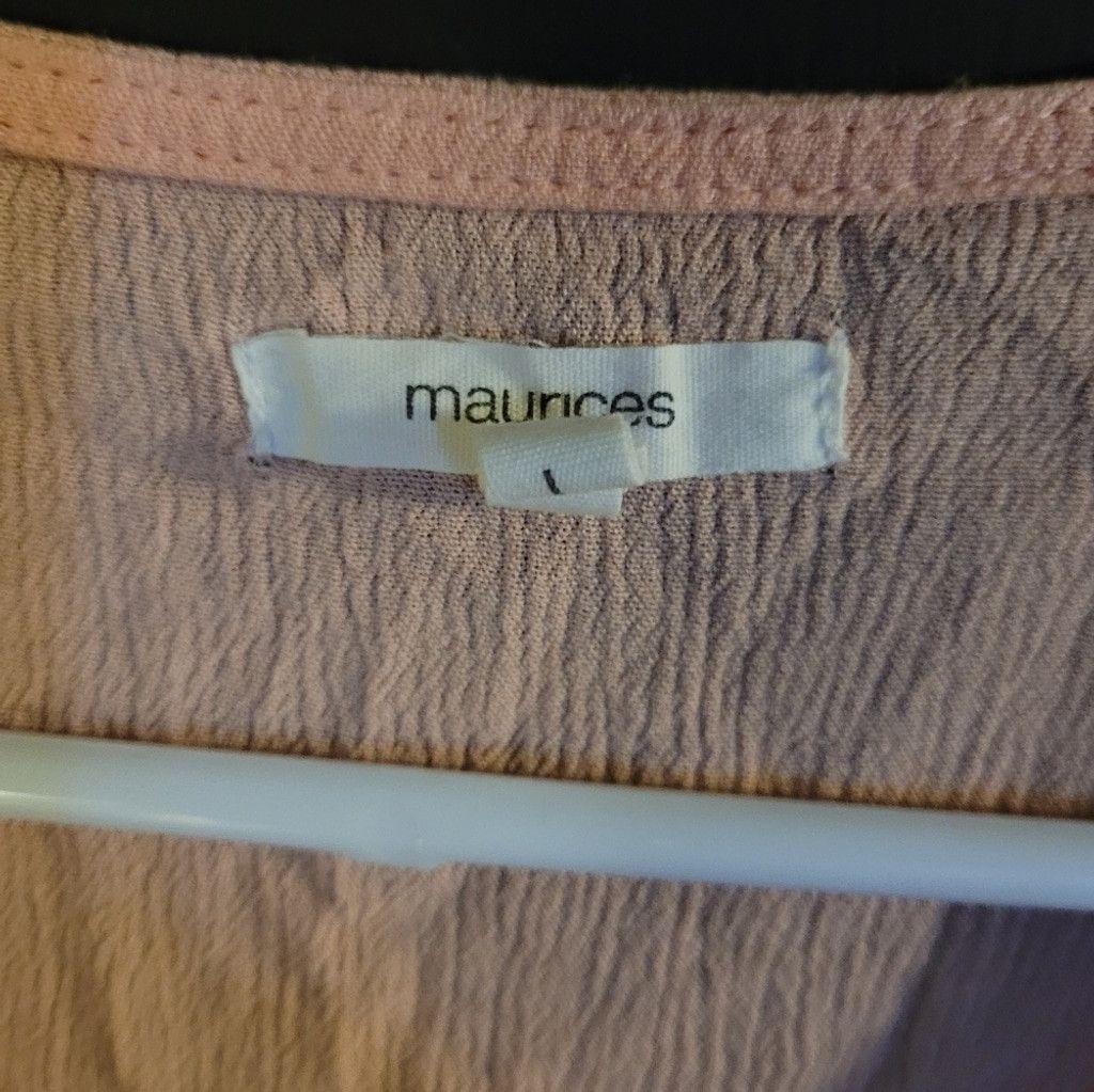 Maurice Lacroix Maurices, size L, womens blouse, Euc Size L / US 10 / IT 46 - 2 Thumbnail