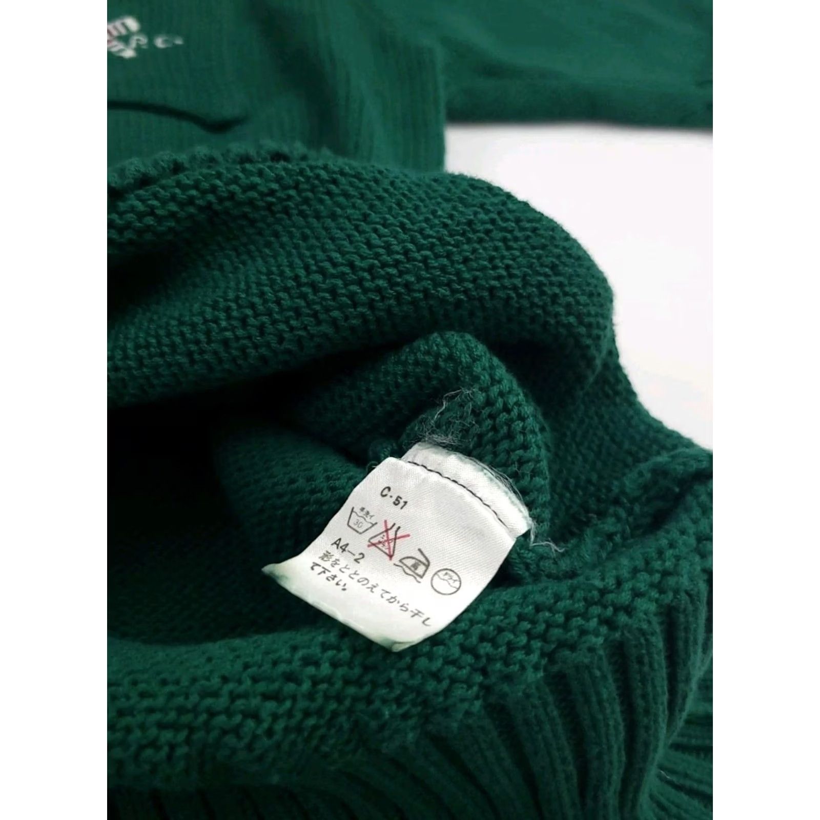 Polo Ralph Lauren VINTAGE Polo Ralph Lauren RLPC Cricket Knit Sweater Men M Green Pullover Tennis Crest Ribbed Sleeve Short Collar Shirt? Size US M / EU 48-50 / 2 - 6 Thumbnail