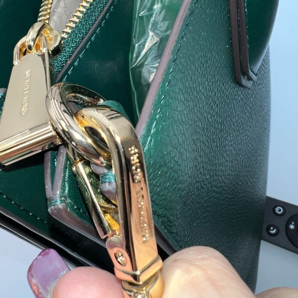 Michael Kors Michael Kors Mercer Large Saffiano Leather Tote Bag in Deep Green Size ONE SIZE - 7 Thumbnail