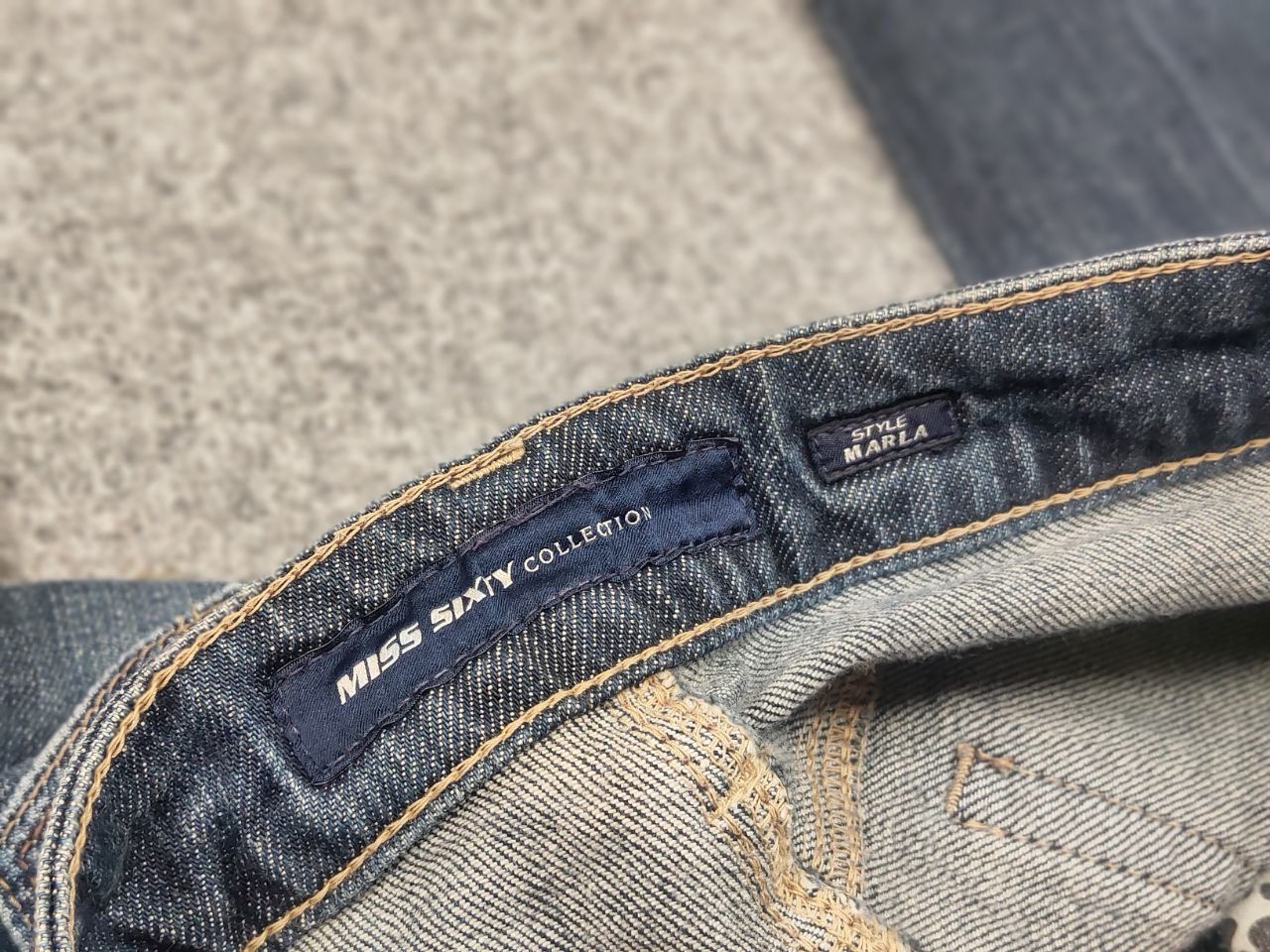 Miss Sixty Miss Sixty Vintage Y2K Marla Styl Low Rise Faded Denim Jeans Size 30" / US 8 / IT 44 - 12 Thumbnail