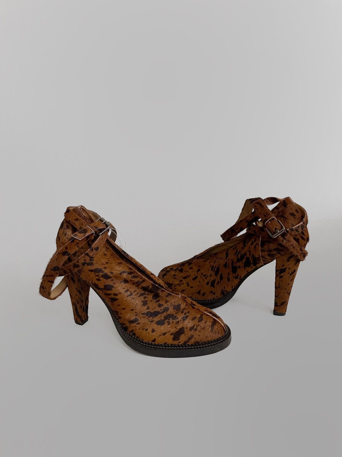 Damir Doma × Designer Archive Damir Doma fur/leather heels shoes Size US 10 / IT 40 - 6 Thumbnail