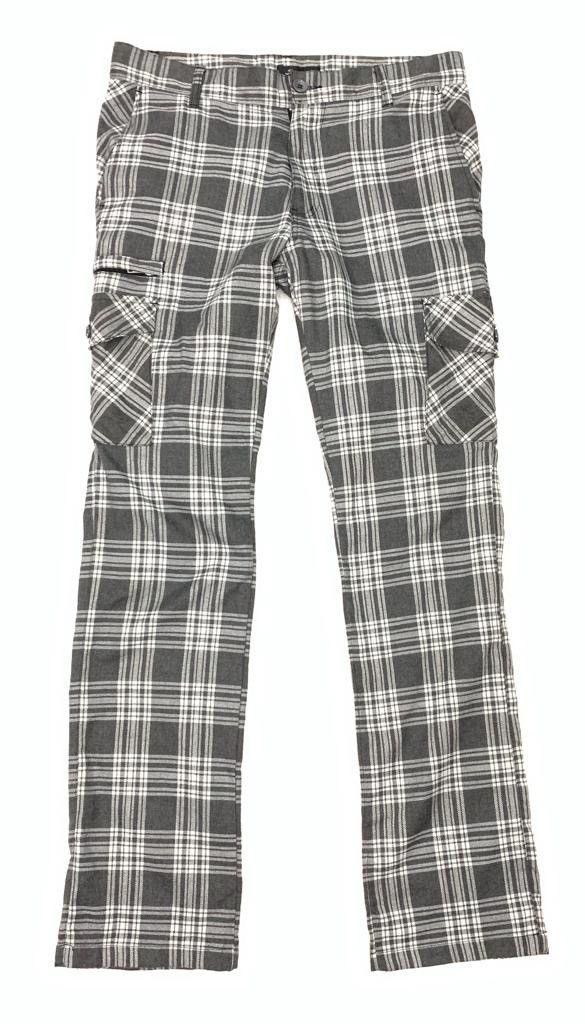 image of If Six Was Nine x Le Grande Bleu L G B Vintage Checked Casual Cargo Pants in Checkered (Size 32)
