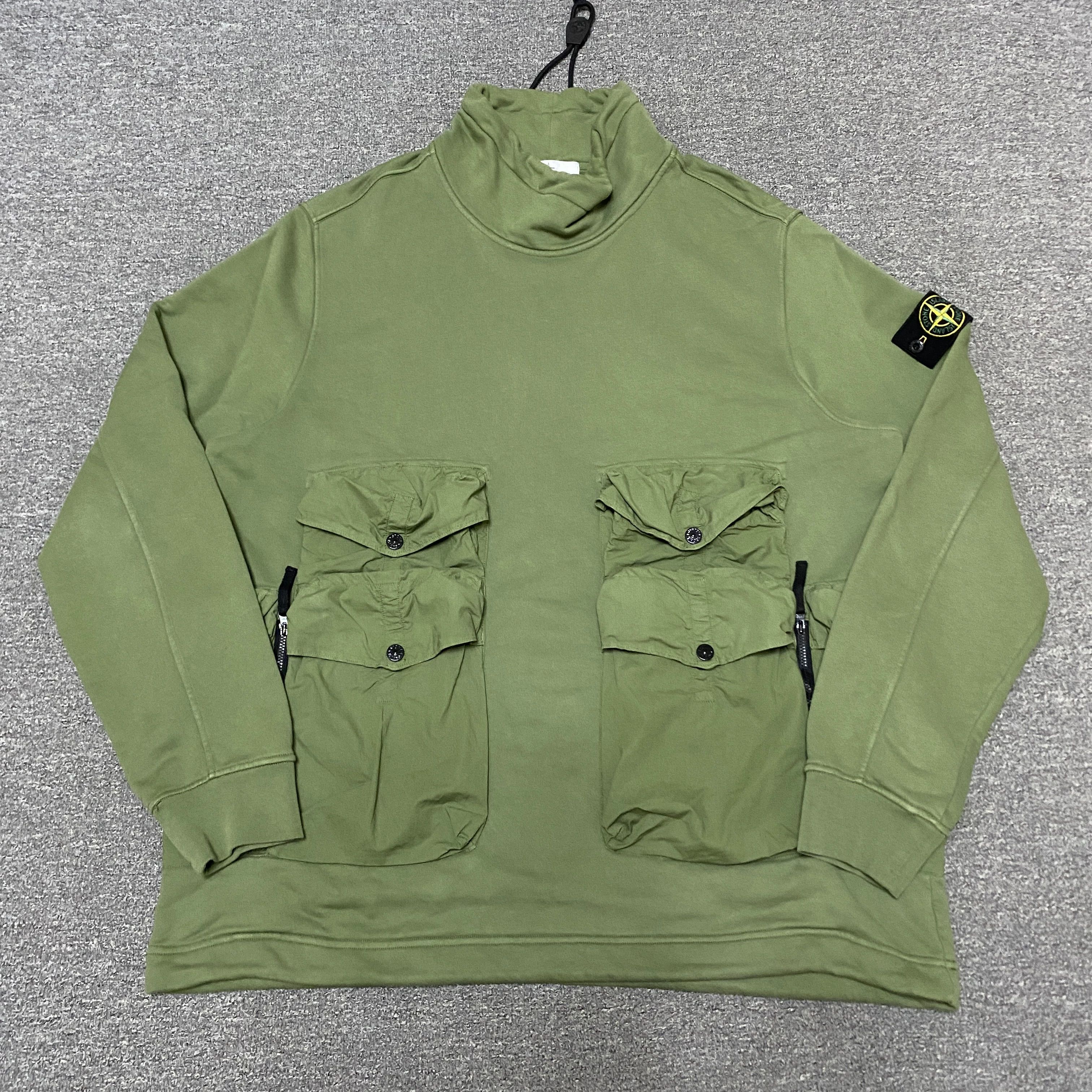 Stone Island Stone Island Multi-pocket Turtleneck Sweatshirt Size US XXL / EU 58 / 5 - 1 Thumbnail