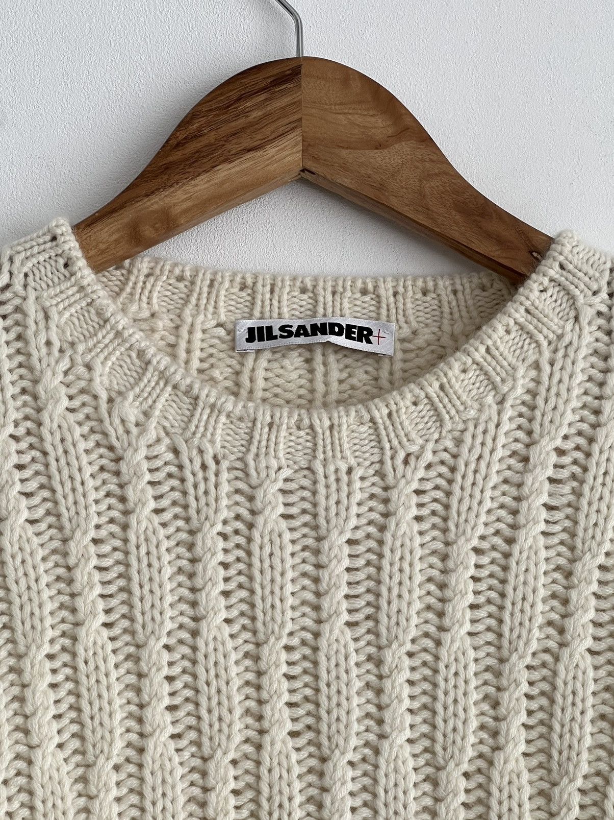 Jil Sander Vintage Jil Sander+ Cashmere Fisherman Knitted Sweater Size S / US 4 / IT 40 - 4 Thumbnail
