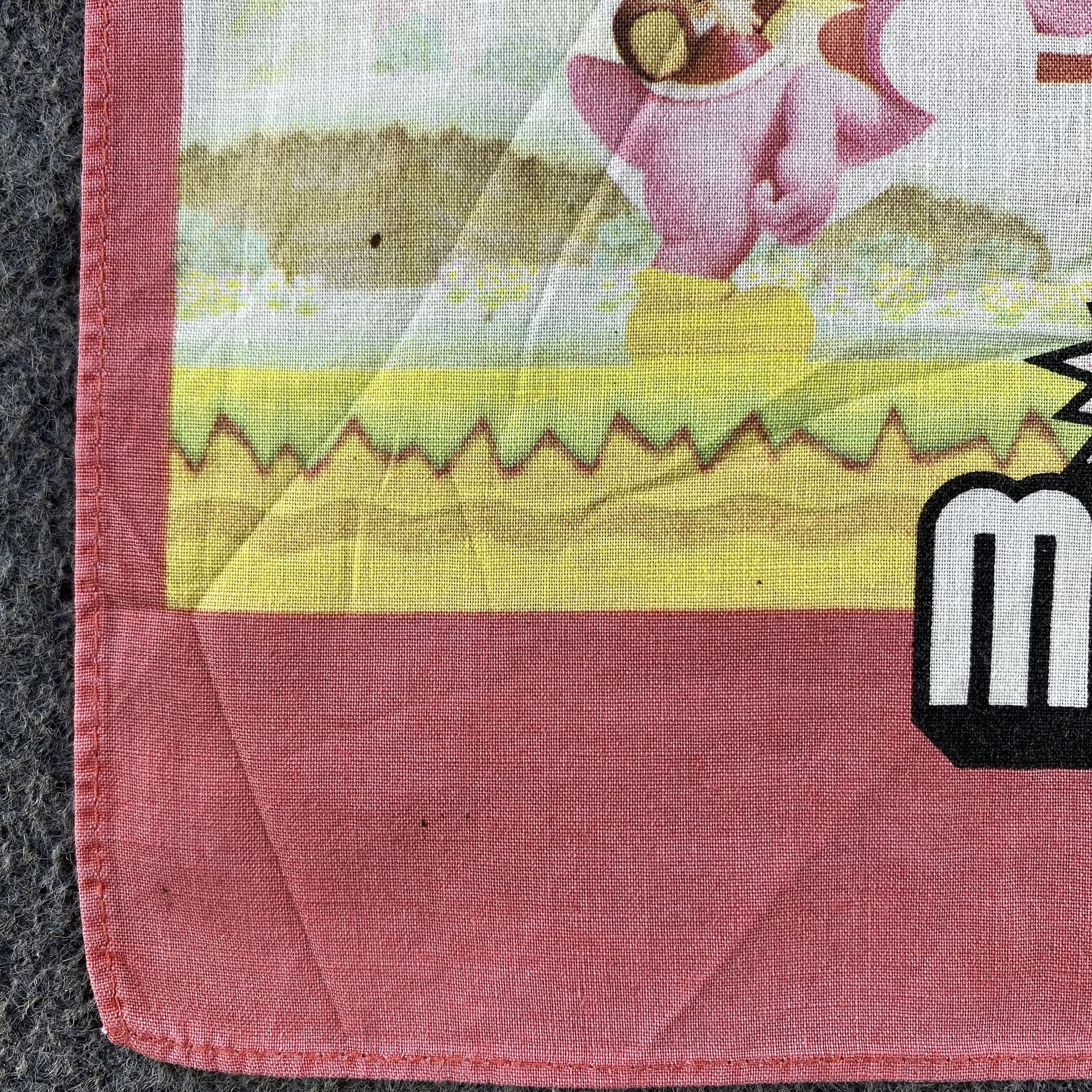Vintage Super Mario Bros Handkerchief/Neckerchief/Bandana HC907 Size ONE SIZE - 5 Thumbnail
