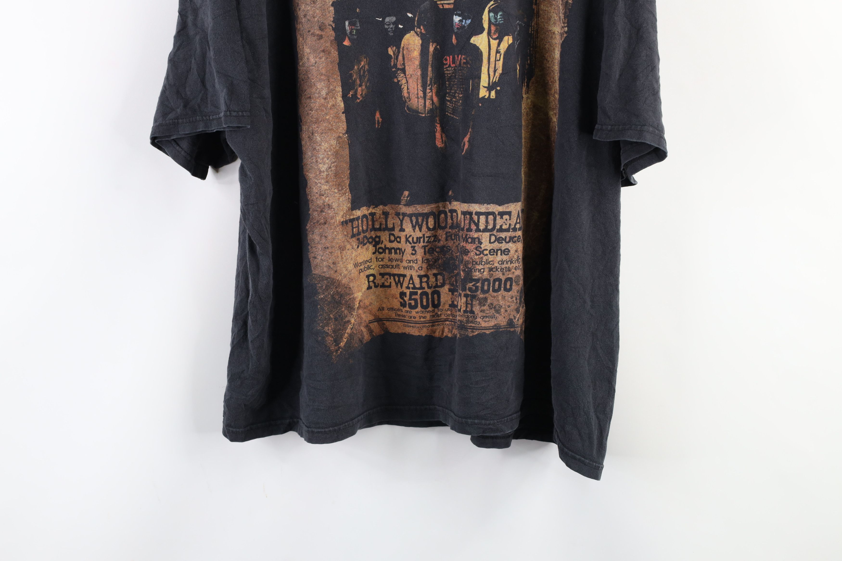 Vintage Vintage Y2K Dead or Alive Hollywood Undead Band T-Shirt Size US XXL / EU 58 / 5 - 3 Thumbnail