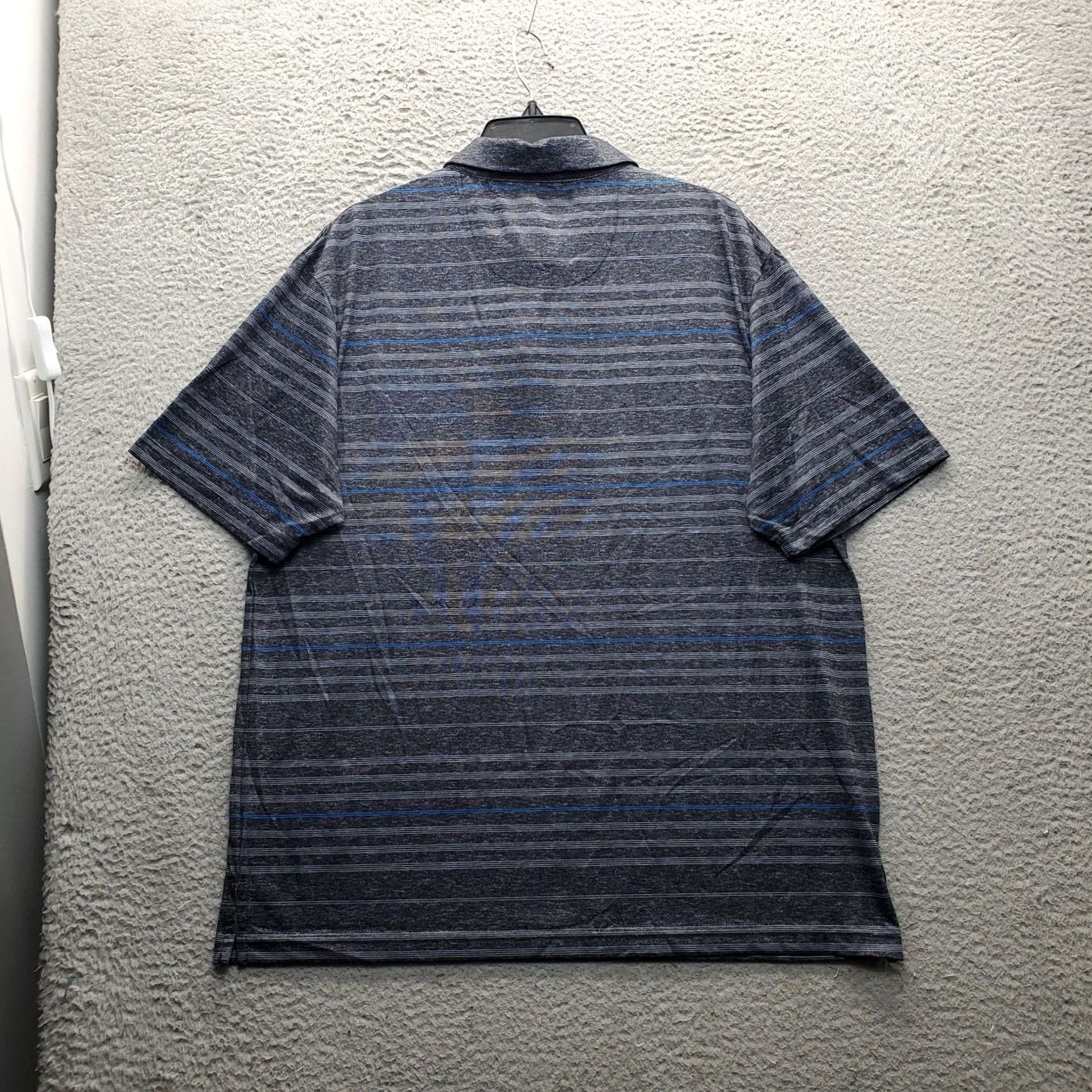 Hogan Ben Hogan Polo Shirt Mens L Multicolor Striped Short Sleeve Slit Collared Popover Size US L / EU 52-54 / 3 - 2 Thumbnail