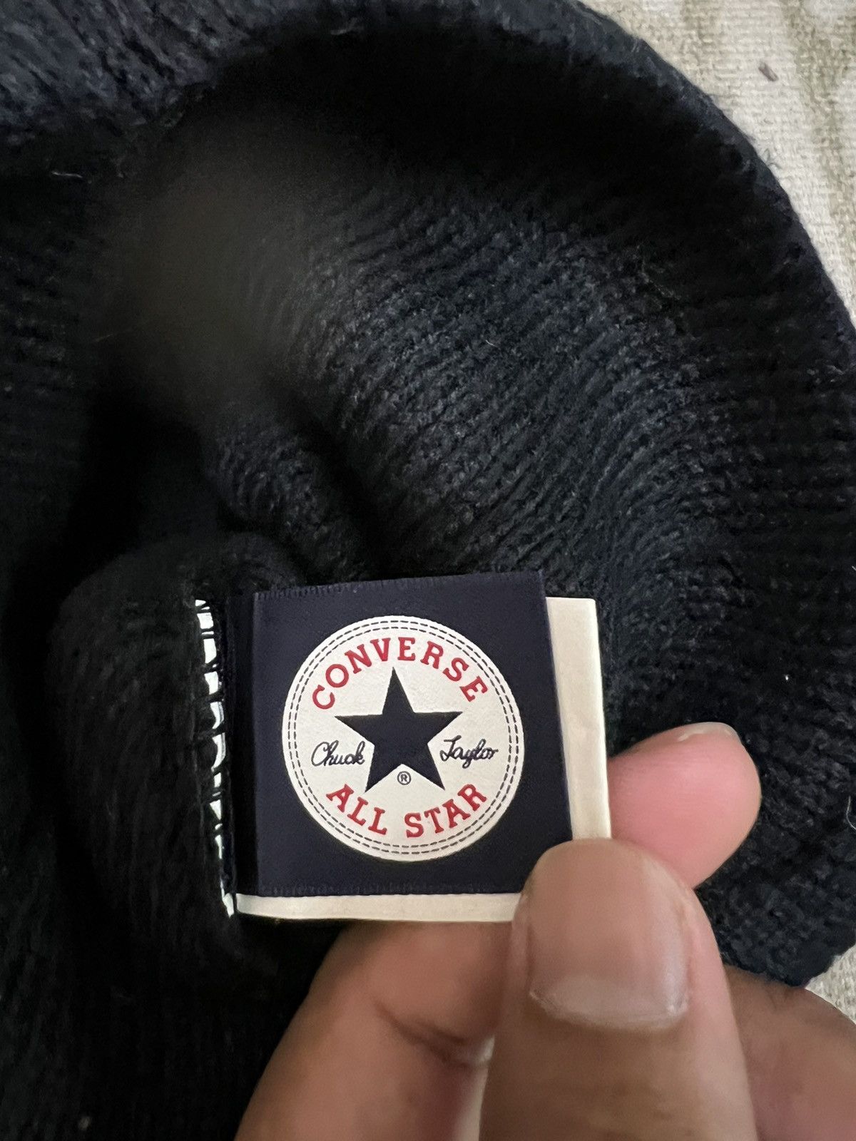 Converse Vintage Converse Spell Out Beanie Hats Size ONE SIZE - 6 Thumbnail