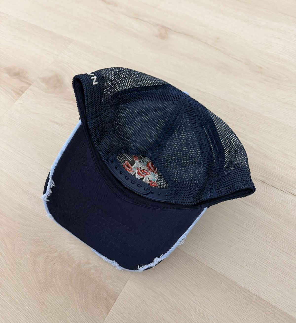 LaRopa LaRopa x UNKNWN Miami Marlins Exclusive Trucker Hat Blue Size ONE SIZE - 2 Thumbnail