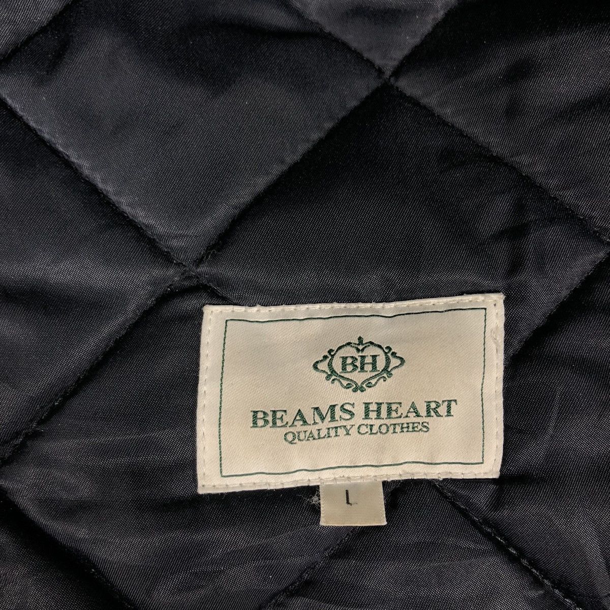 Beams Plus 📌Button Quilted Chore Jacket Beams Heart Size US L / EU 52-54 / 3 - 18 Thumbnail