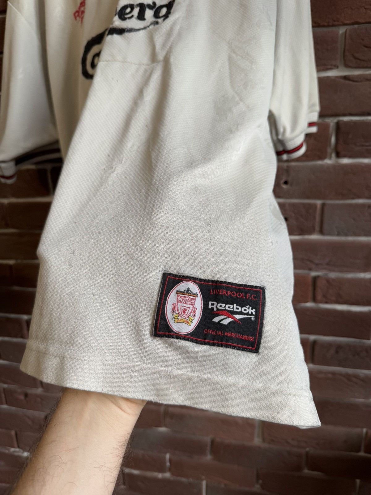 Umbro Rare Vintage 90s Umbro Liverpool Premier Grey Jersey Soccer Size US XXL / EU 58 / 5 - 5 Thumbnail