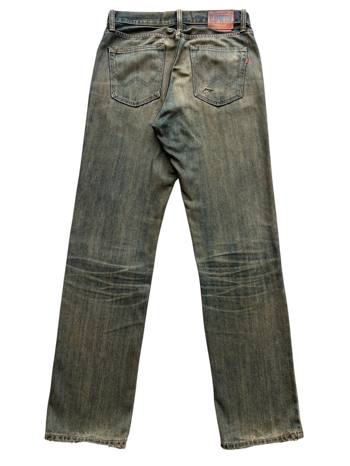 Edwin Vintage Edwin Distressed Mudwash Denim Jeans 33x34 Size US 33 - 3 Thumbnail