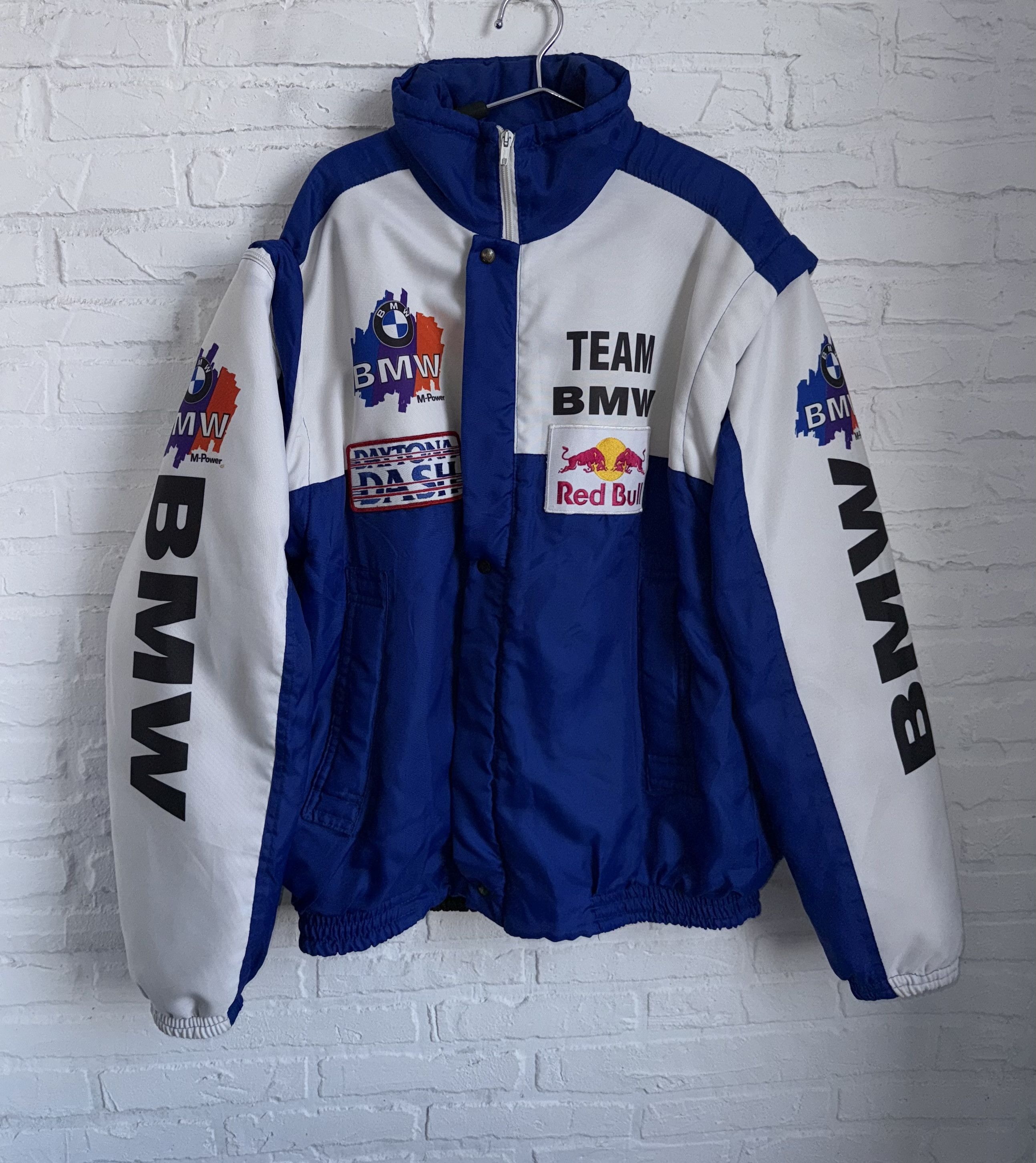 BMW Vintage 90s TEAM BMW M Grand Prix Racing transformer Jacket Size US XL / EU 56 / 4 - 1 Thumbnail