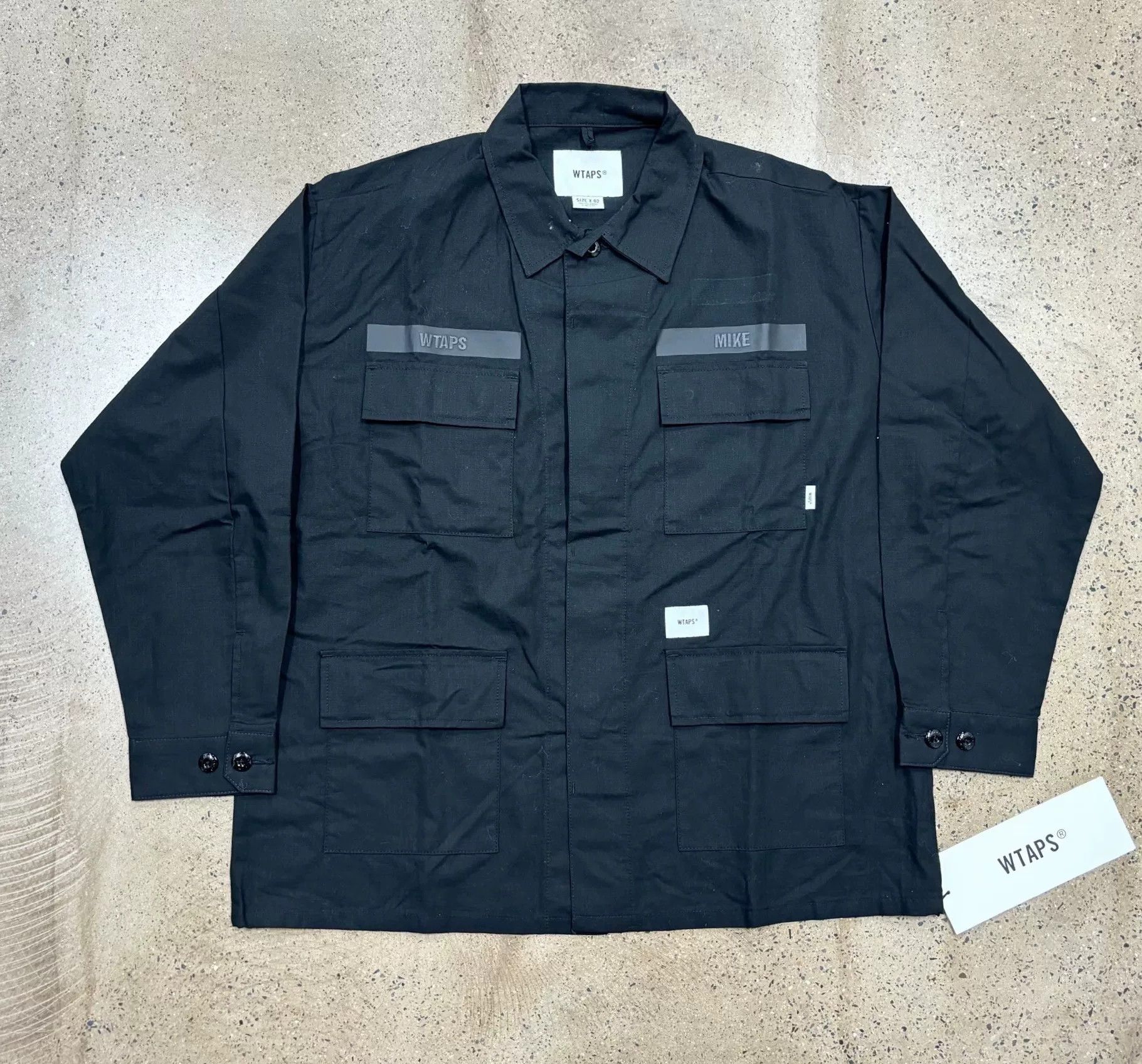 Wtaps Wtaps Black Utility Jacket Size 02 Size US M / EU 48-50 / 2 - 1 Thumbnail