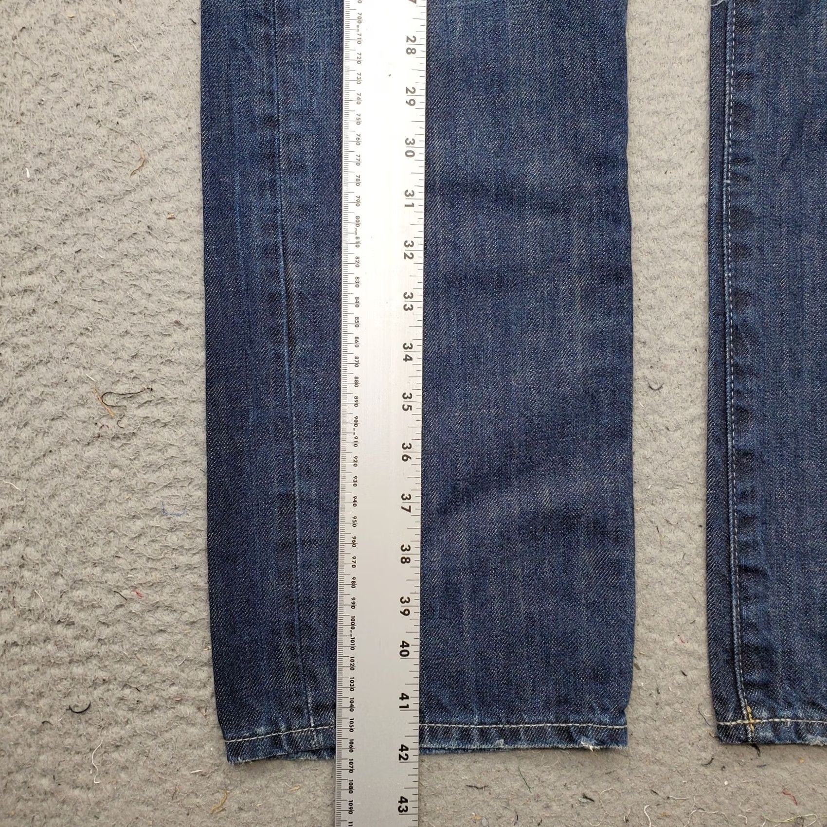 Vintage Denim & Supply Ralph Lauren Jeans Mens 34 Blue Straight Leg Streetwear Size US 34 / EU 50 - 3 Thumbnail