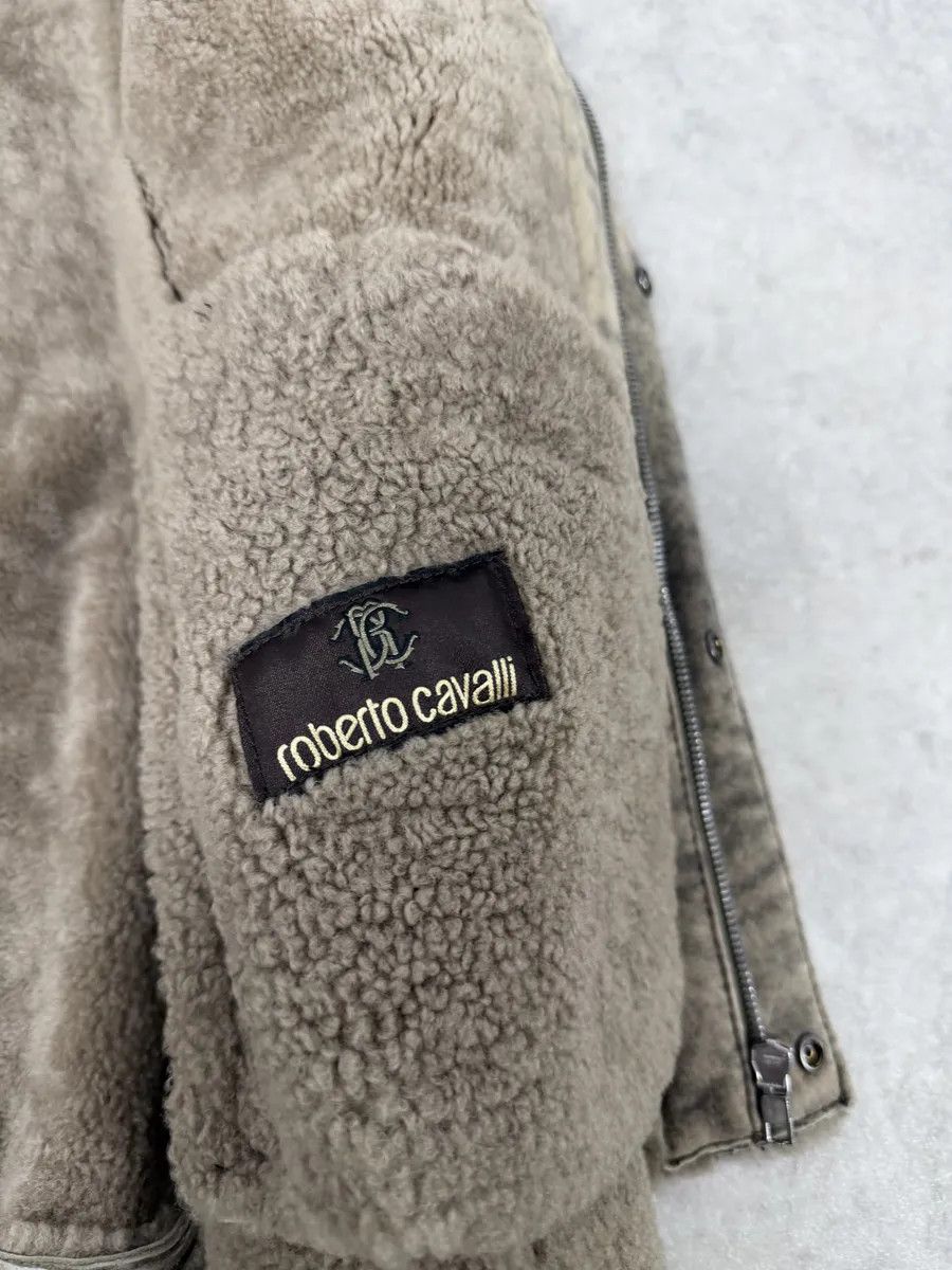 Roberto Cavalli Roberto Cavalli Premium Raw Shearling Leather Jacket Size US M / EU 48-50 / 2 - 8 Thumbnail