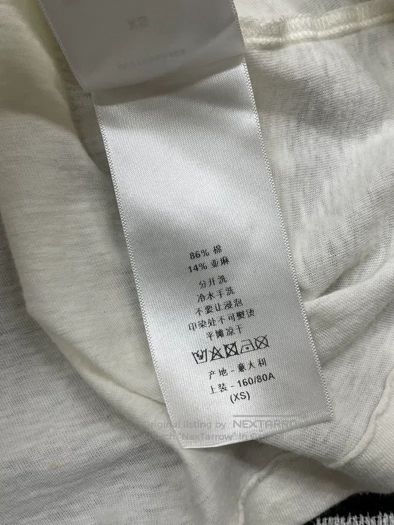 Dior Dior White personalised label letter short sleeve Size XS / US 0-2 / IT 36-38 - 6 Thumbnail