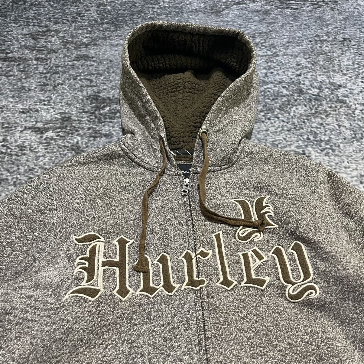 Hurley Vintage Y2K Hurley Grunge Skater Fleece Zip Up Hoodie Small Size US S / EU 44-46 / 1 - 4 Thumbnail