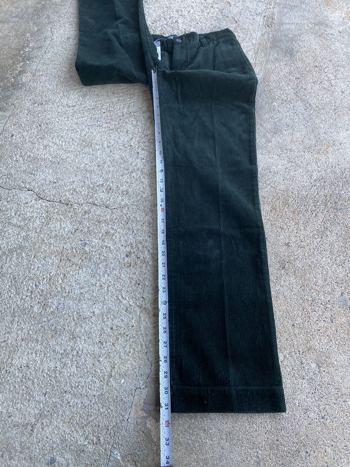 Polo Ralph Lauren × Vintage Vintage Y2K Polo Ralph Lauren NWT Green Corduroy Pants Size US 28 / EU 44 - 11 Thumbnail