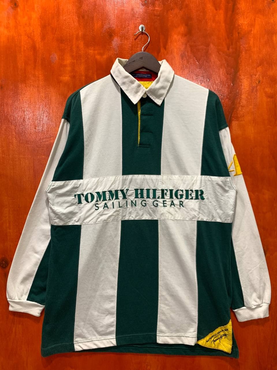 Tommy Hilfiger 1990s TOMMY HILFIGER SAILING GEAR TSHIRT Size US L / EU 52-54 / 3 - 1 Thumbnail