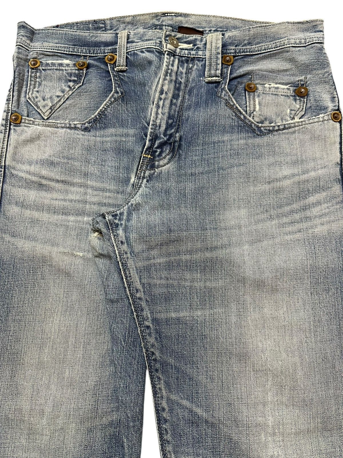 Levi's Vintage 90s Levis 502 Faded Wash Style Loose Jeans Size US 32 / EU 48 - 4 Thumbnail