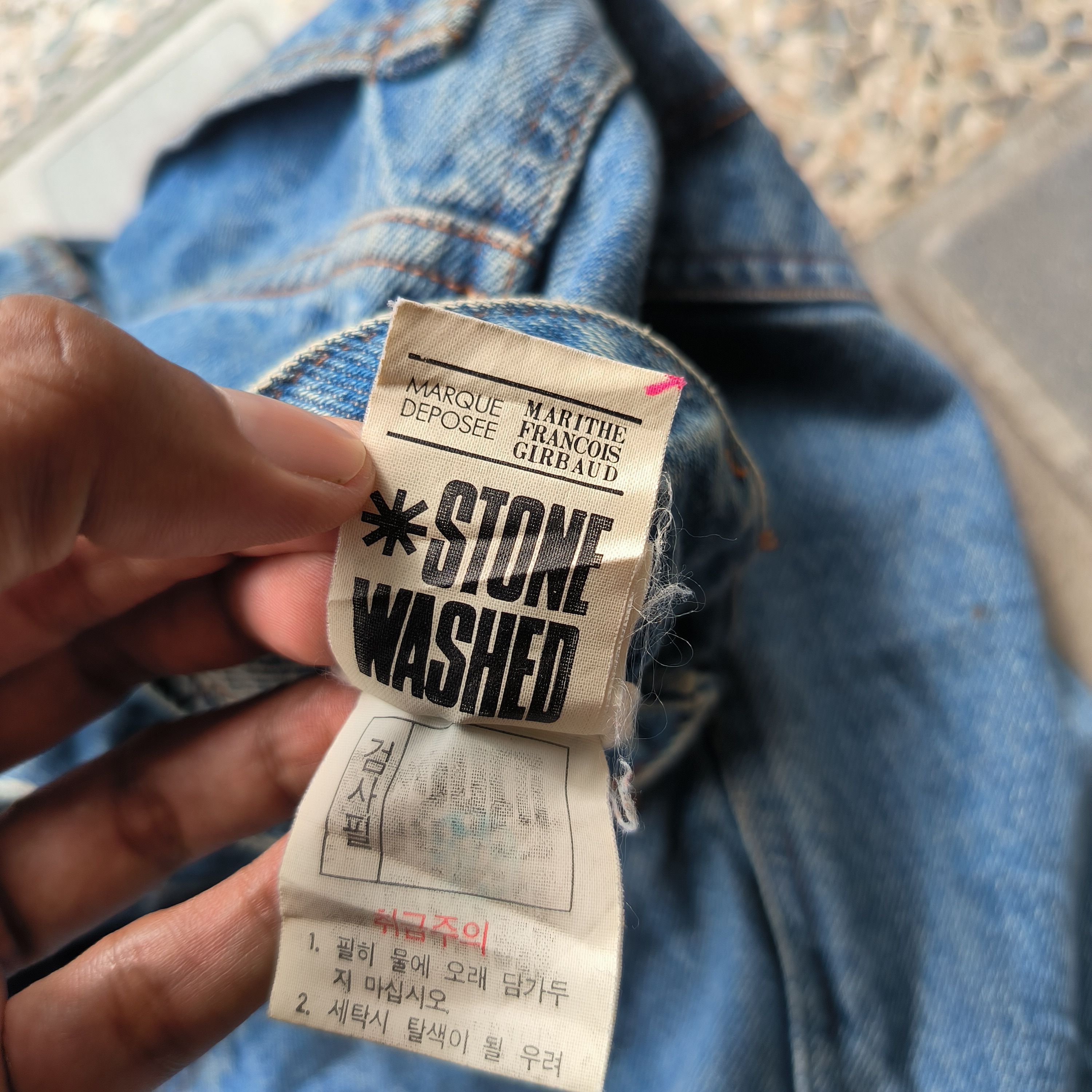 Marithe + Francois Girbaud Vintage 1990s Girbaud Stone Wash Jeans Size US 28 / EU 44 - 6 Thumbnail