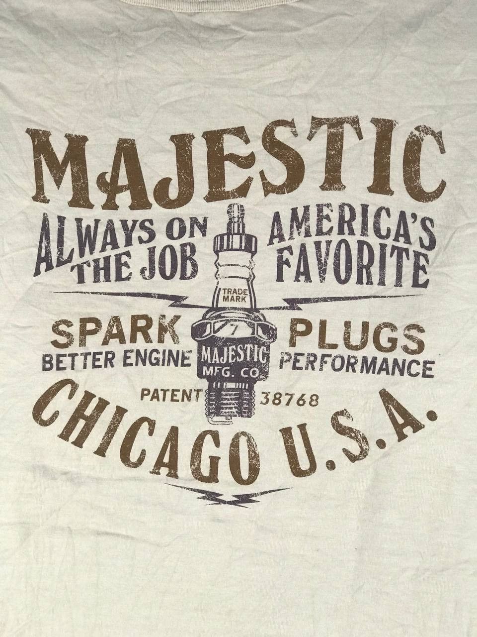 Japanese Brand × TOYS McCOY route 66 mother road spark plug majestic chicago us Size US L / EU 52-54 / 3 - 7 Thumbnail