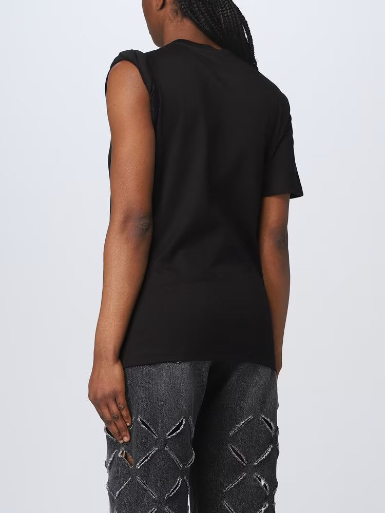 Versace o1y0226 Logo Crewneck T-Shirt in Black Size S / US 4 / IT 40 - 3 Thumbnail