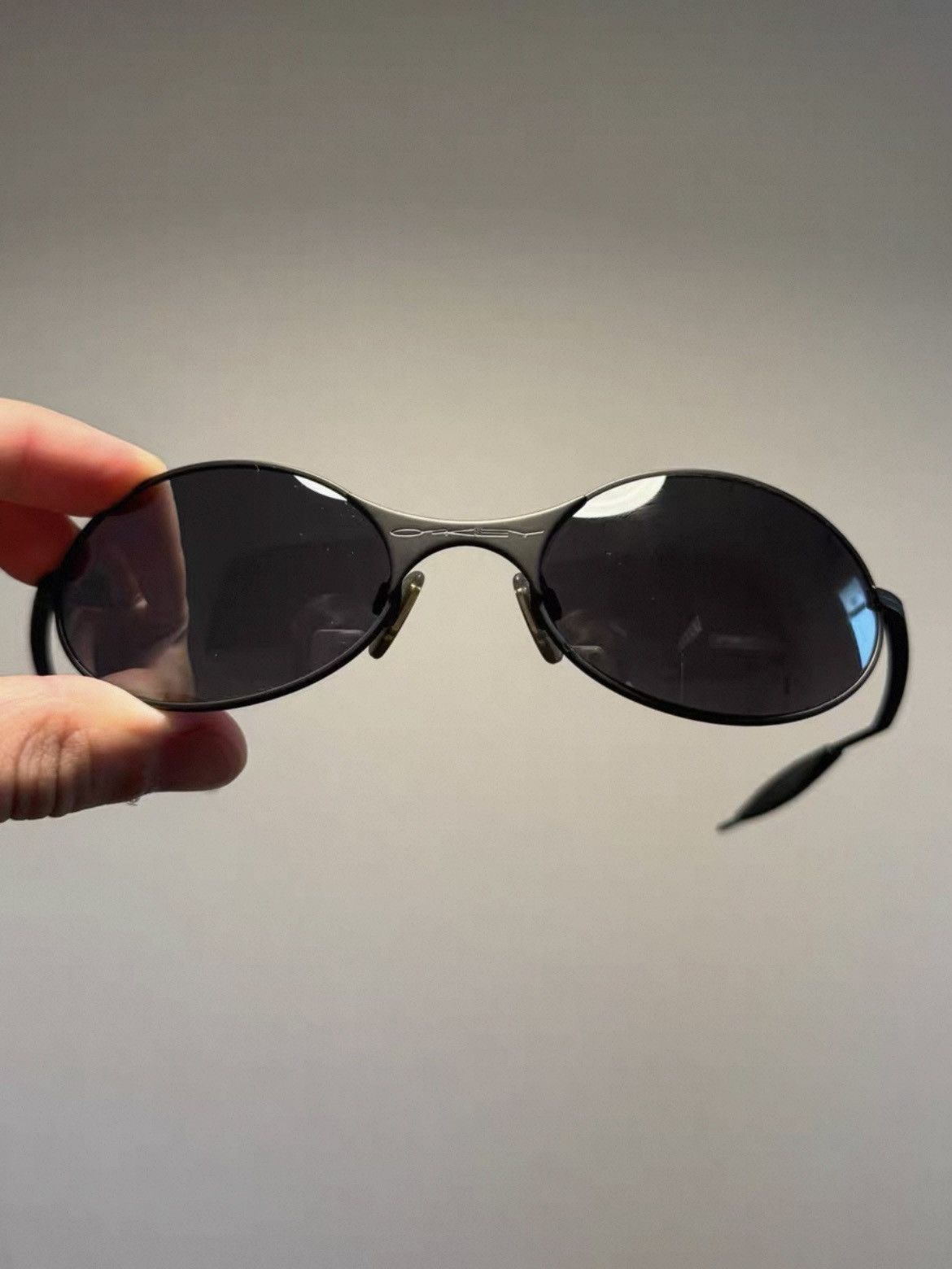 Oakley Oakley eWire Gen 1 – Black / Black Iridium (1992–1999) Size ONE SIZE - 2 Thumbnail