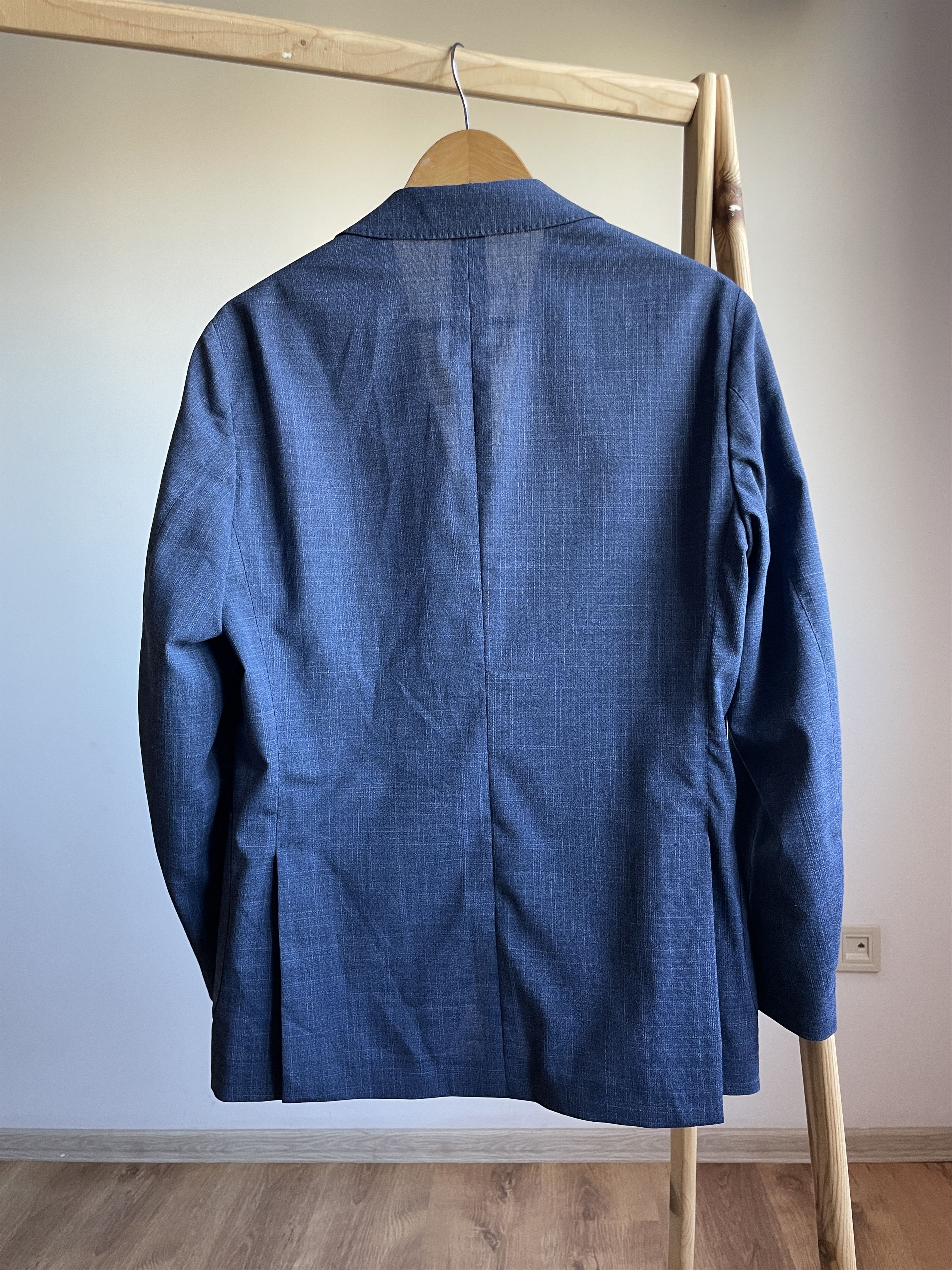 Lardini Lardini Easy Wear Check Wool Blend Unlined Blazer Size 38R - 2 Thumbnail