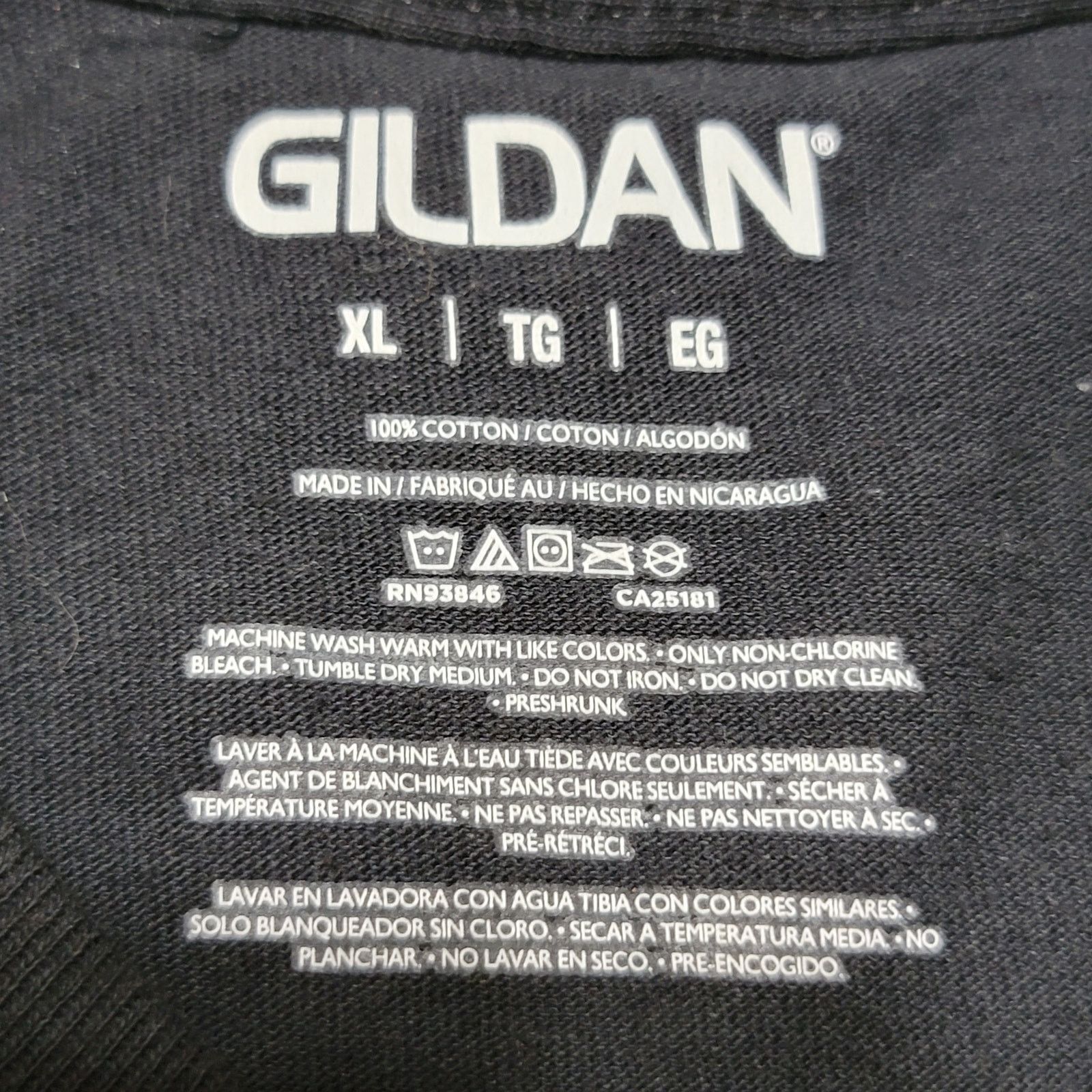 Gildan Melanin Poppin' Sparkly Graphic Black Tee (Gildan) - Size XL Size XL / US 12-14 / IT 48-50 - 5 Thumbnail
