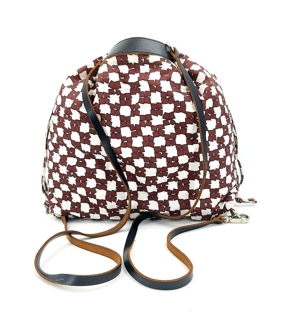 Marni MARNI reversible nylon floral drawstring backpack Size ONE SIZE - 4 Thumbnail