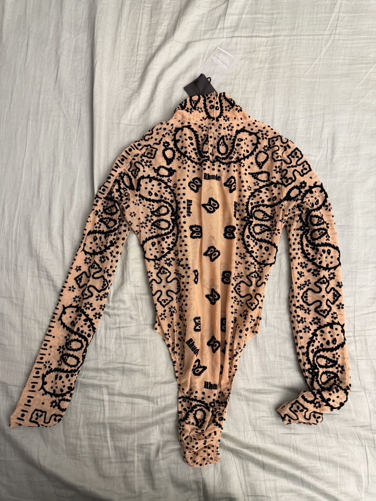 Rhude Rhude Tulle Bodysuit Size L / US 10 / IT 46 - 3 Thumbnail