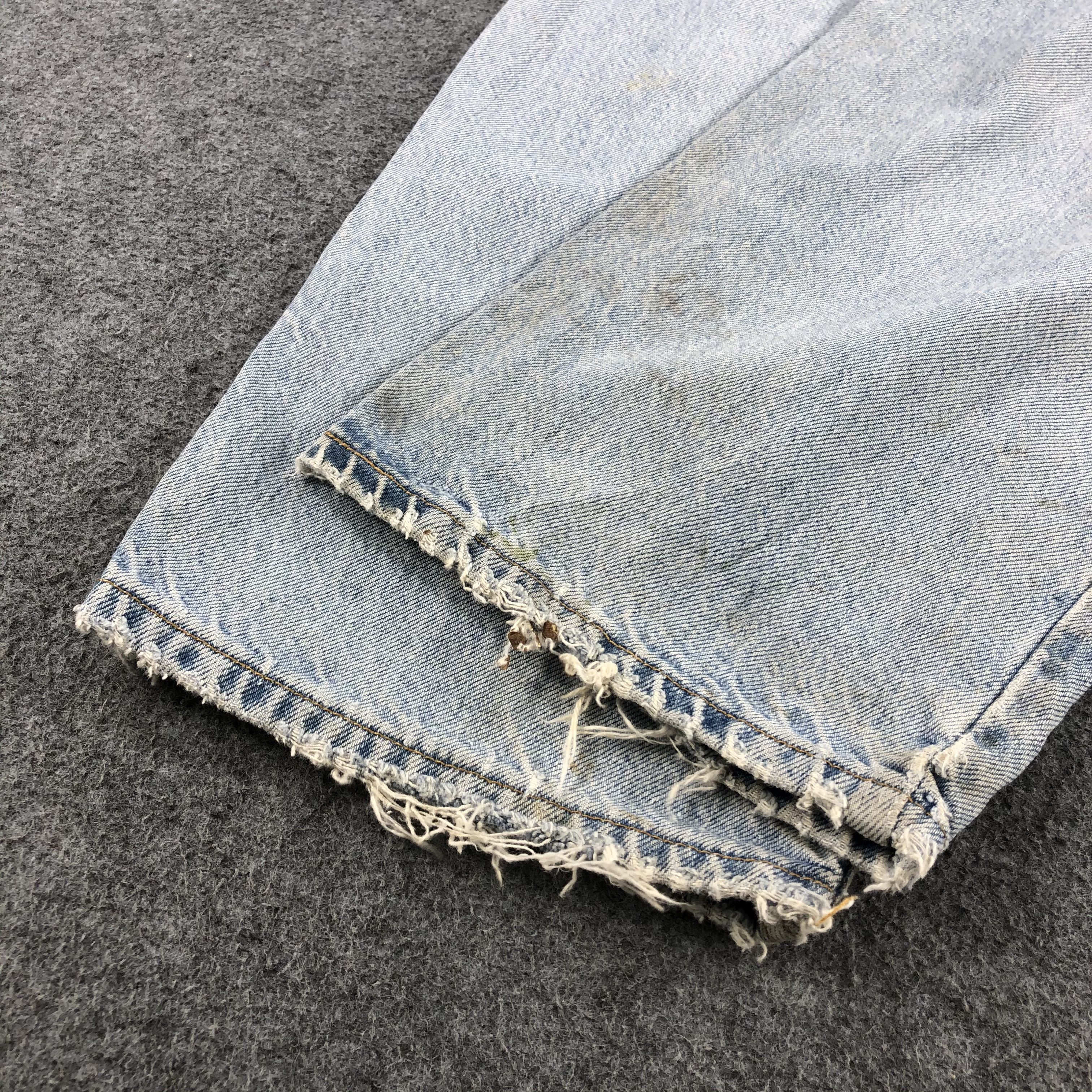 Levi's × Vintage Vintage 90s Light Wash Levis Jeans-JM1465 Size US 37 - 5 Thumbnail