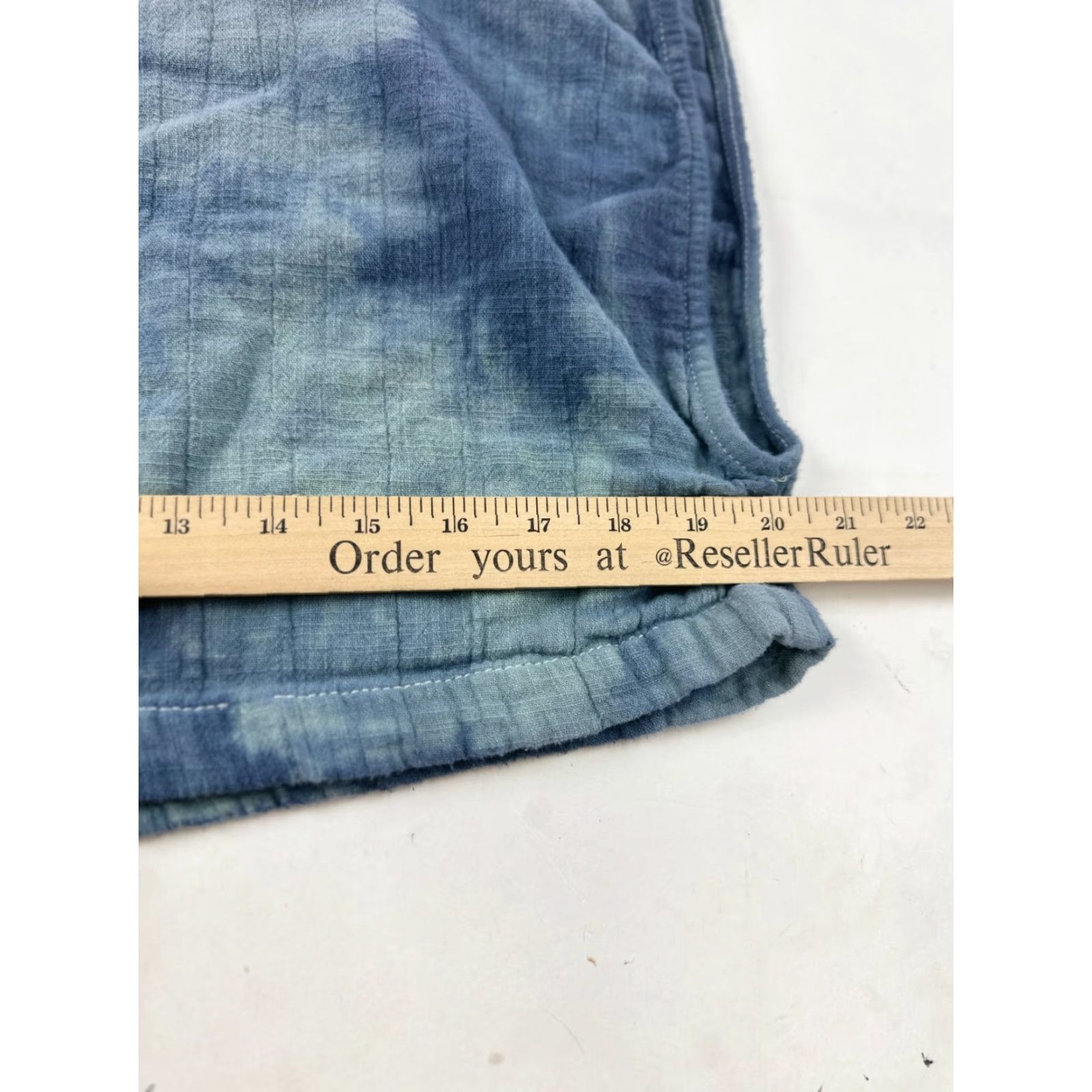 Free People VINTAGE Free People Tank Top Cropped Sleeveless V-Neck Blue Tie-Dye Womens XS Casual Summer Size XS / US 0-2 / IT 36-38 - 6 Thumbnail