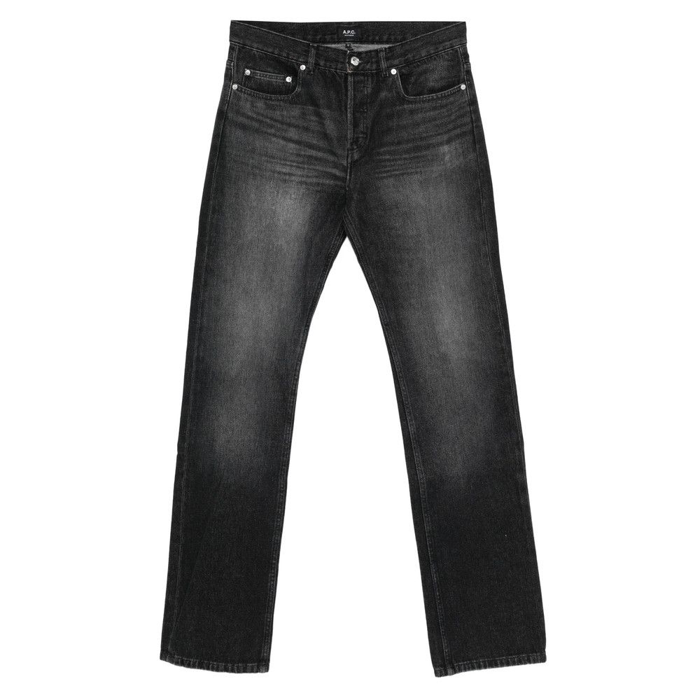 A.P.C. A.p.c. BLACK Denim - Regular & Straight-Leg Jeans Size US 30 / EU 46 - 1 Thumbnail