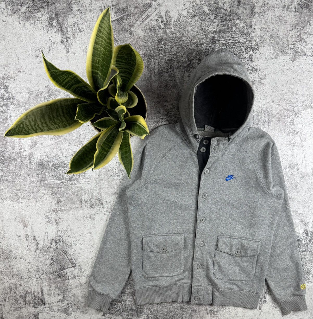 Nike Nike Sportswear Button Cardigan Sweatshirt Hoodie Pullovover Size US M / EU 48-50 / 2 - 1 Thumbnail