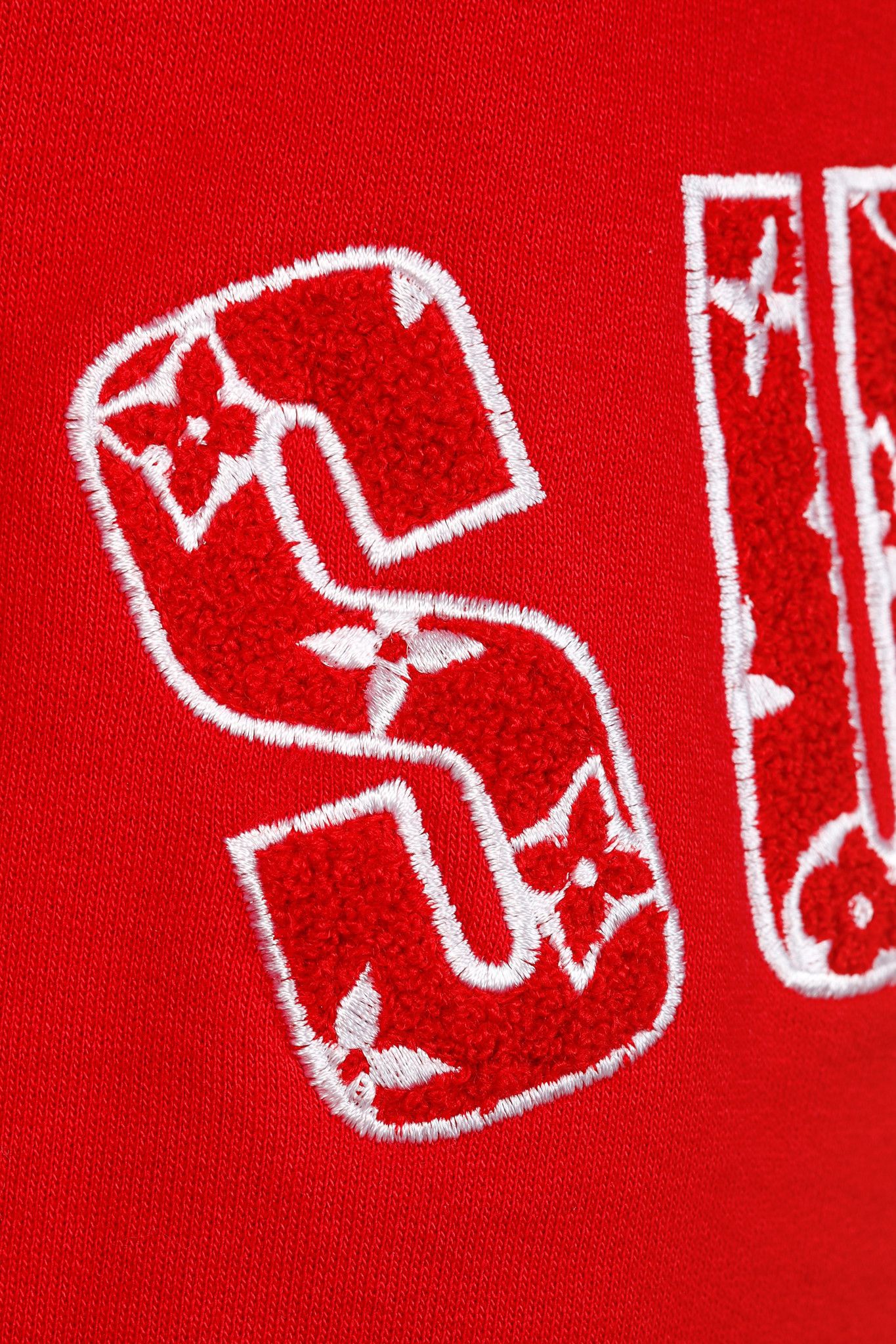 Louis Vuitton × Supreme Louis Vuitton x Supreme Red Arc Logo Crewneck Sweatshirt Size US S / EU 44-46 / 1 - 6 Thumbnail