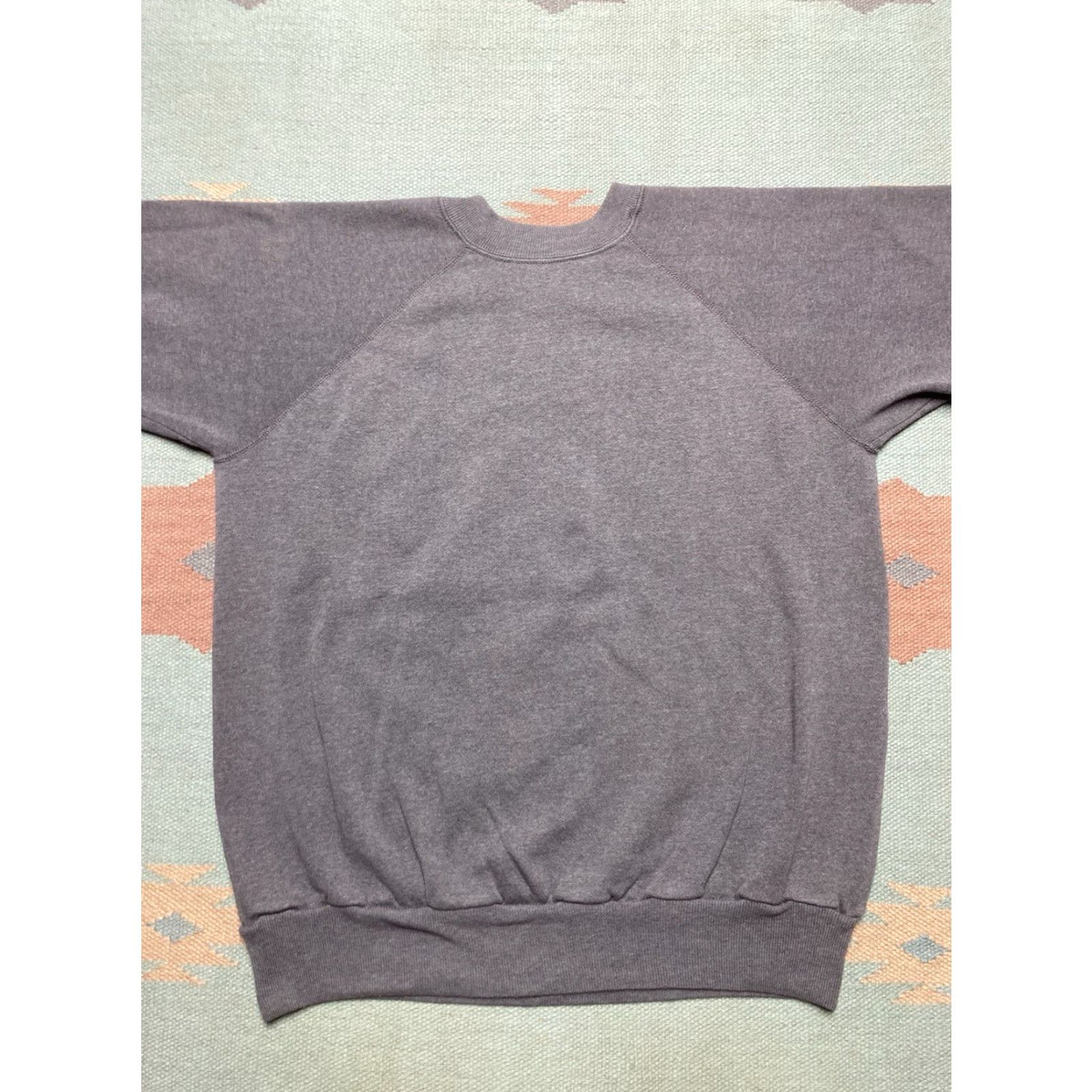 Vintage VINTAGE 80s sweatshirt Stone Gray Raglan Pullover Adult XL Crewneck Men Size US XL / EU 56 / 4 - 2 Thumbnail
