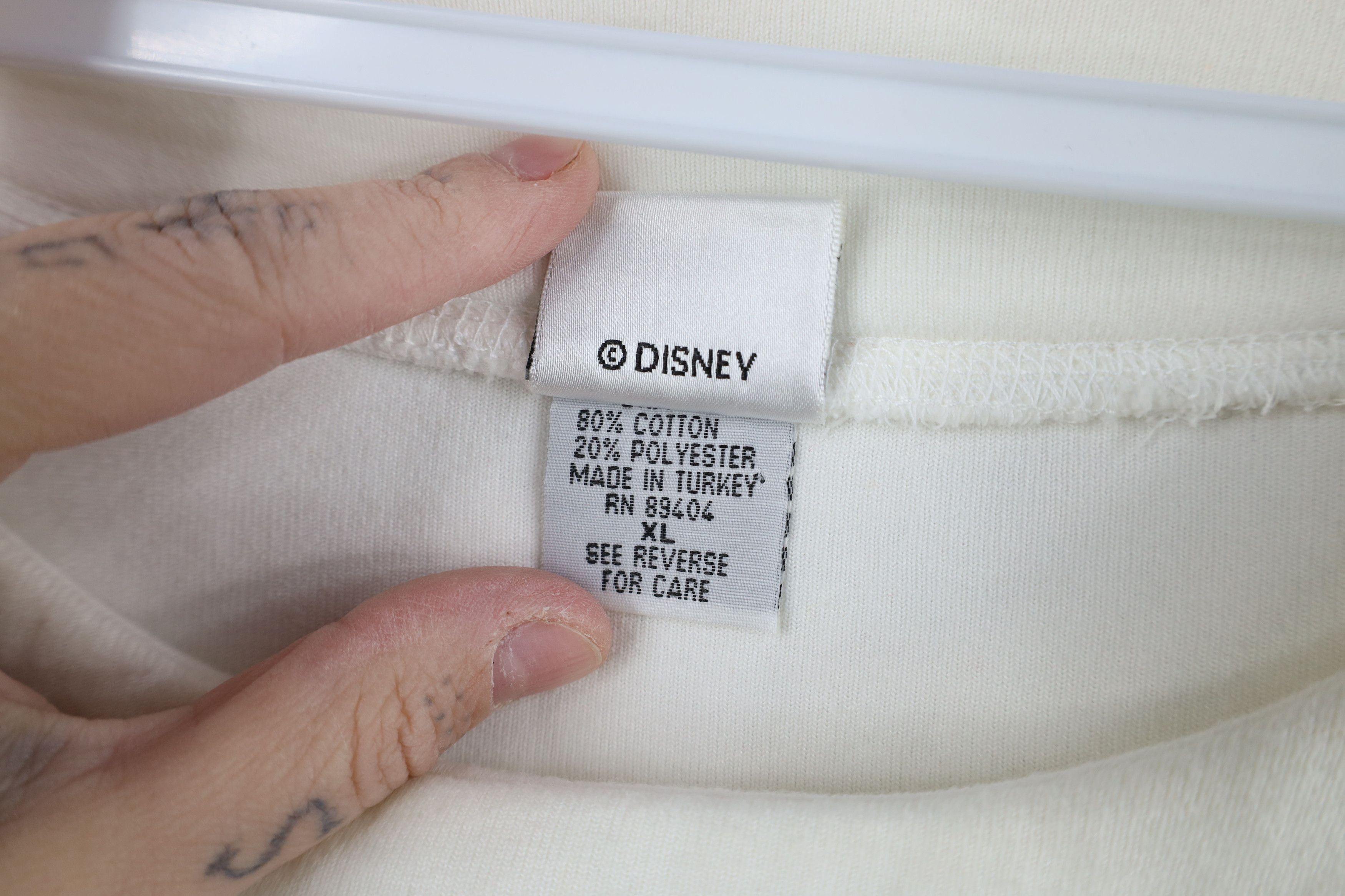 Disney Vintage 90s Disney Mickey Mouse Terry Cloth Sweatshirt Size XL / US 12-14 / IT 48-50 - 10 Thumbnail